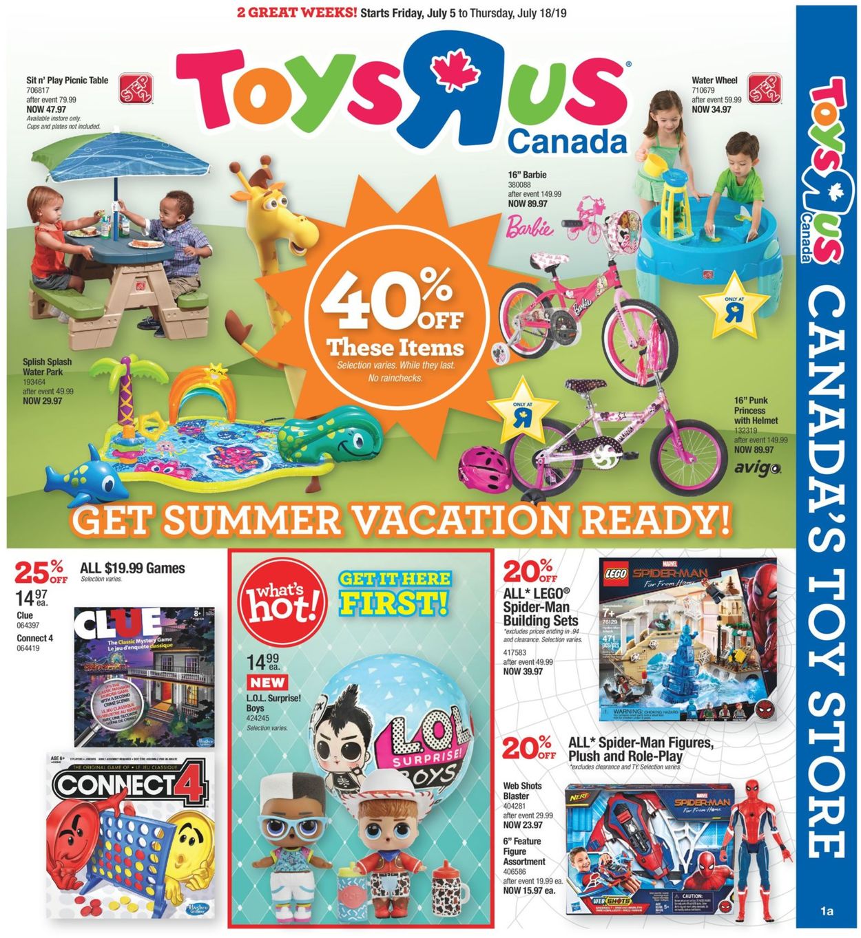 Toys''R''Us Flyer - 07/05-07/18/2019