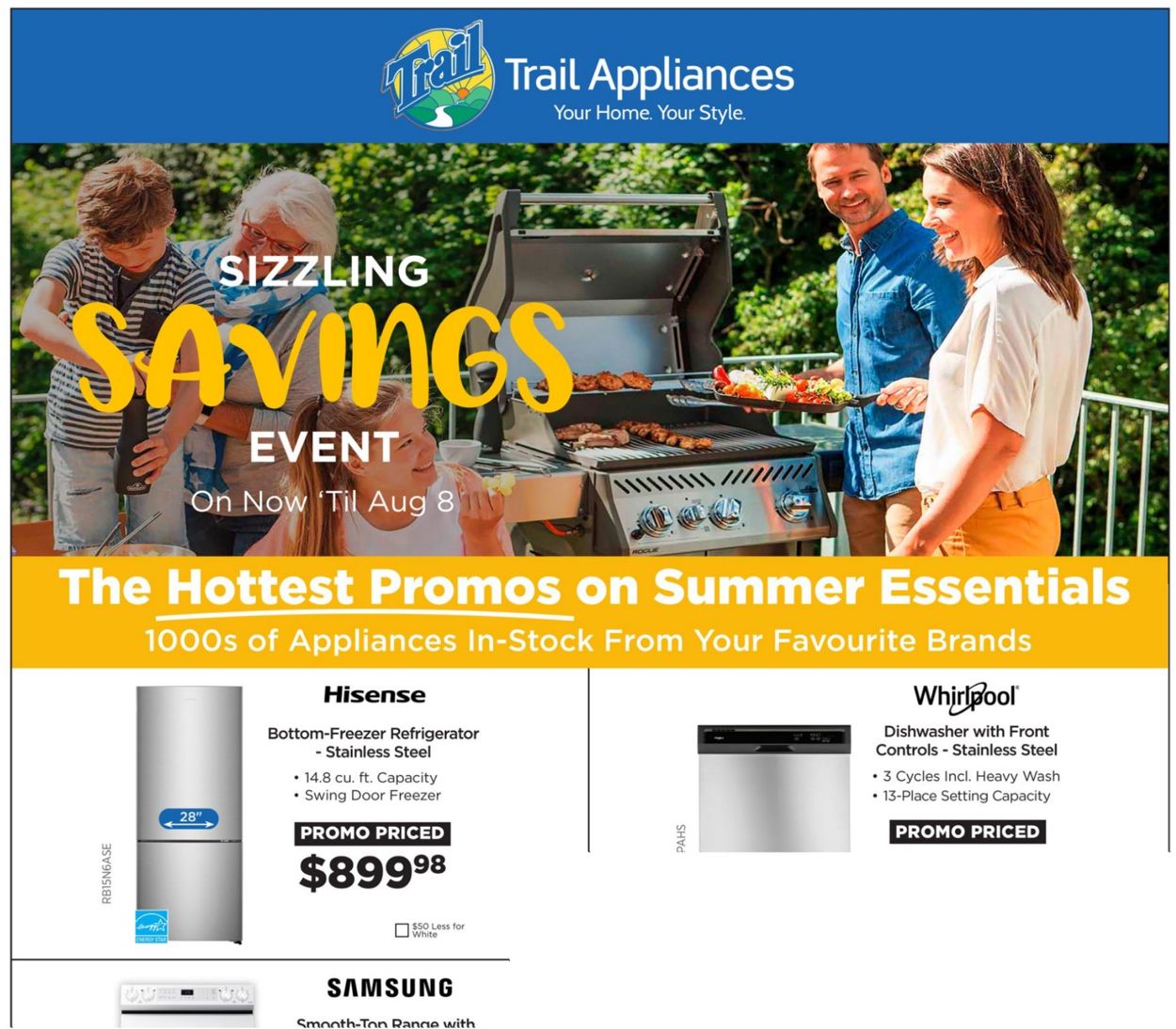 Trail Appliances Flyer - 07/22-07/28/2021