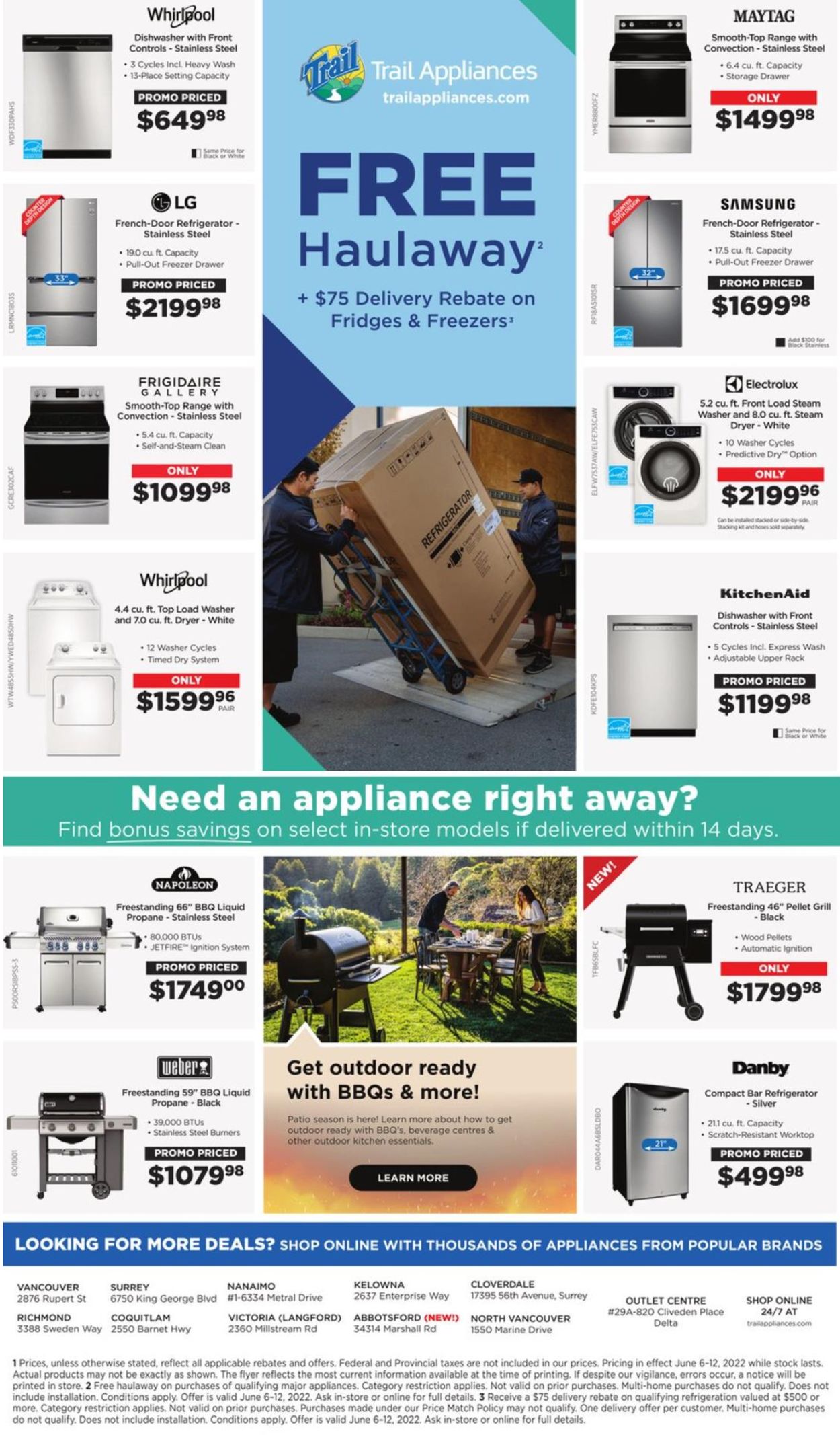 Trail Appliances Flyer - 06/06-06/12/2022