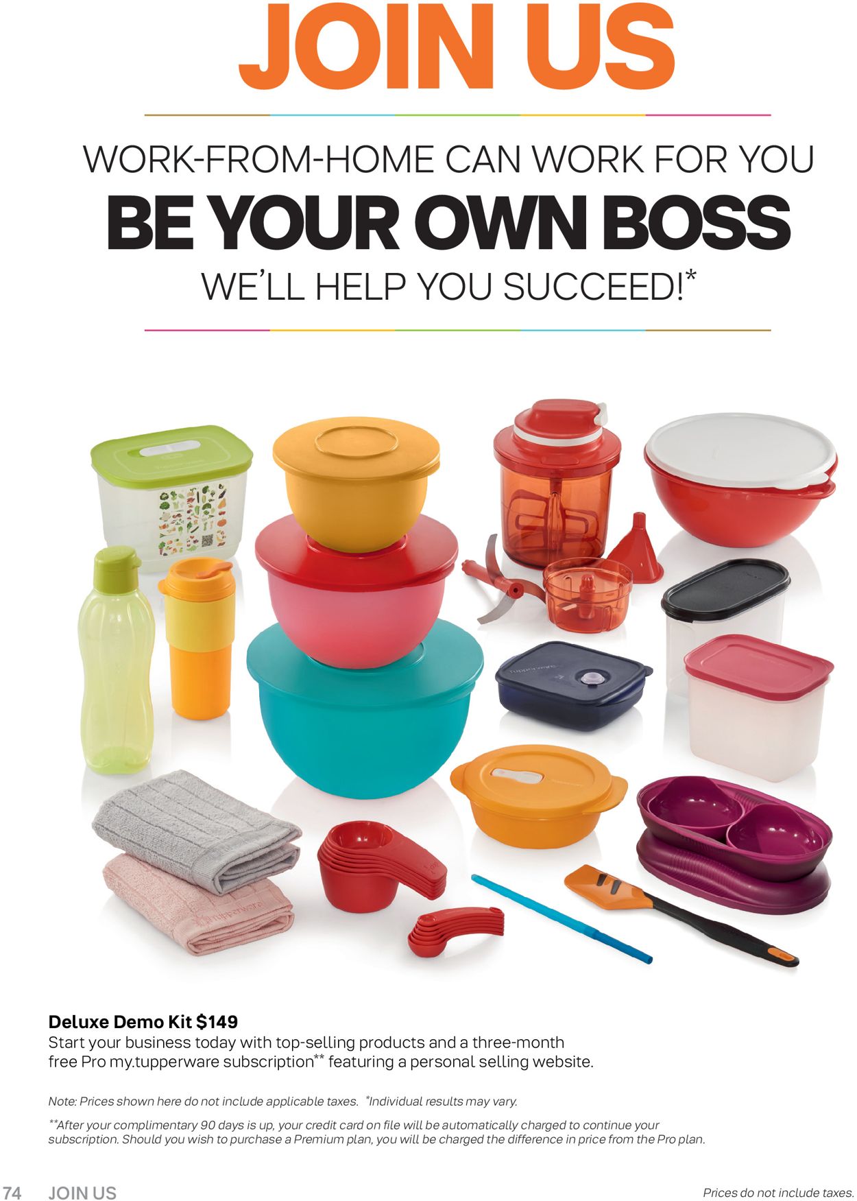 Tupperware Flyer - 04/29-09/30/2022 (Page 74)