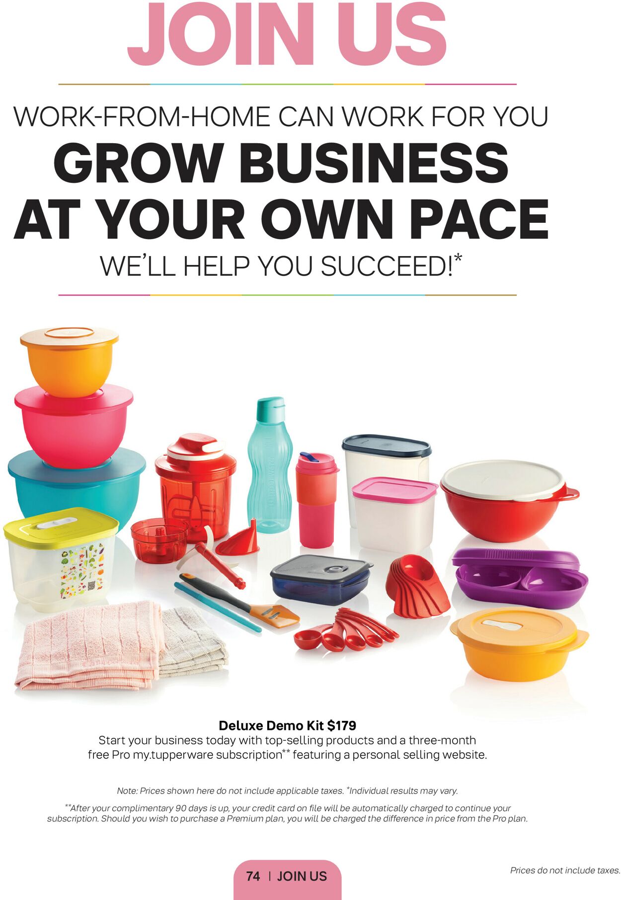 Tupperware Flyer - 09/01-03/20/2023 (Page 74)