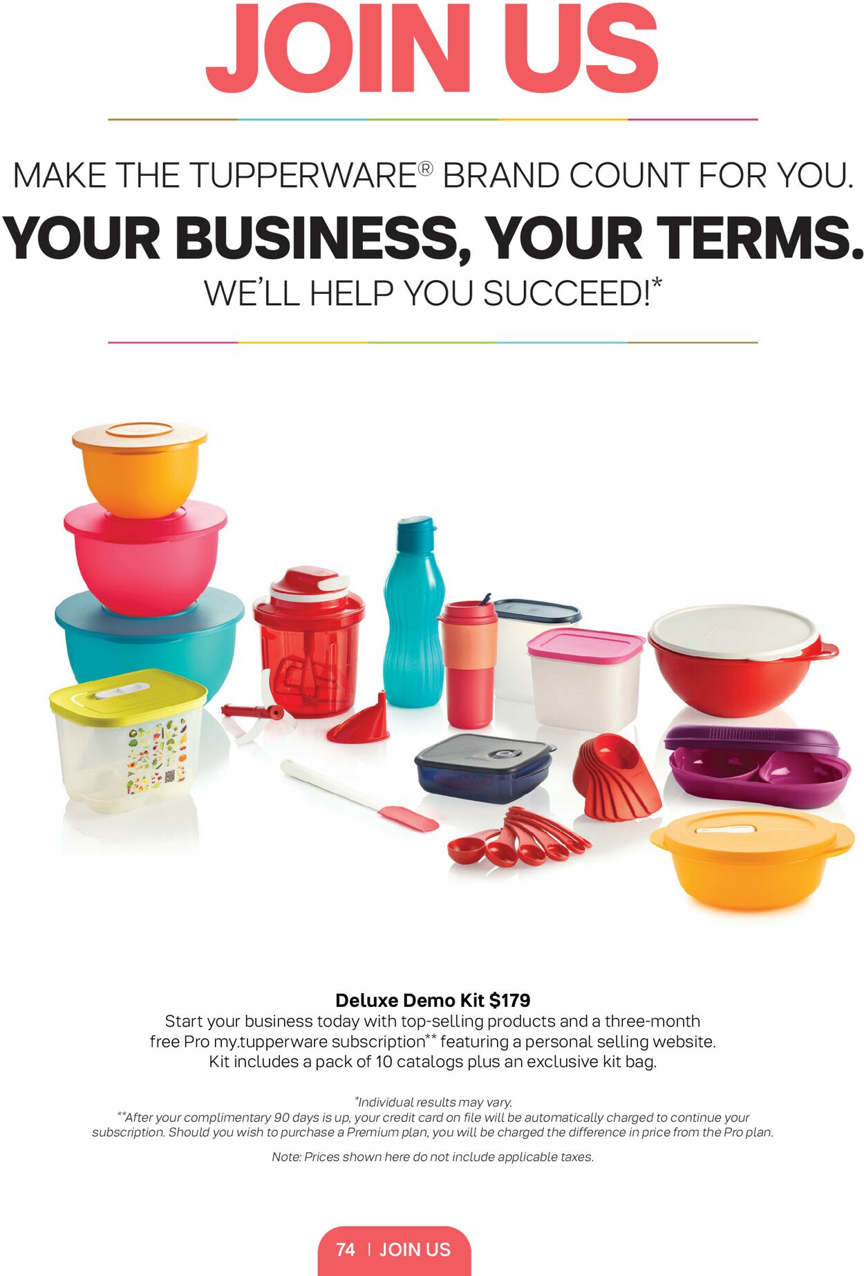 Tupperware Flyer - 03/14-05/31/2023 (Page 74)