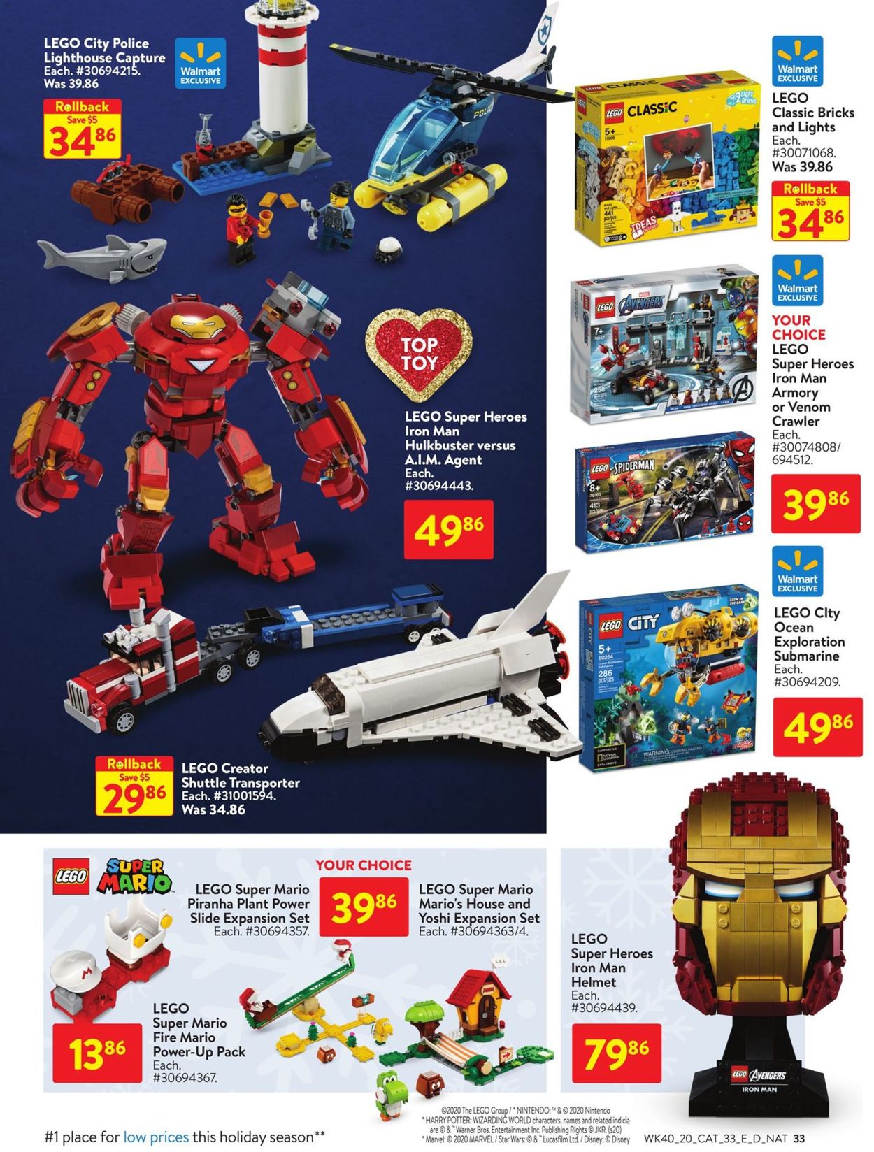 Walmart - Holidays 2020 Gift Guide Flyer - 10/29-12/24/2020 (Page 33)