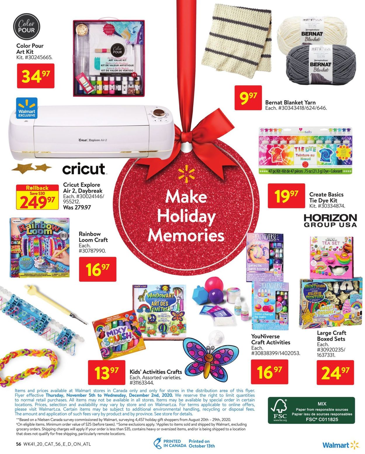 Walmart - Holiday 2020 Flyer - 11/05-12/02/2020 (Page 56)