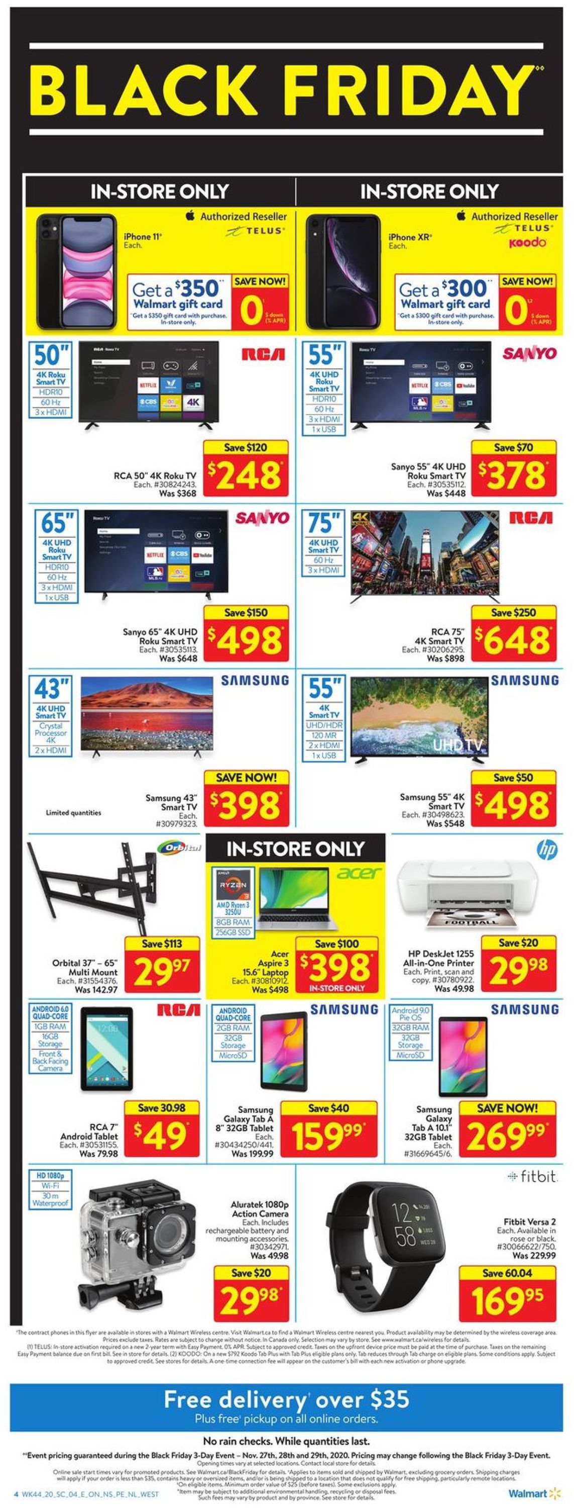 Walmart - Black Friday 2020 Flyer - 11/27-11/29/2020 (Page 4)