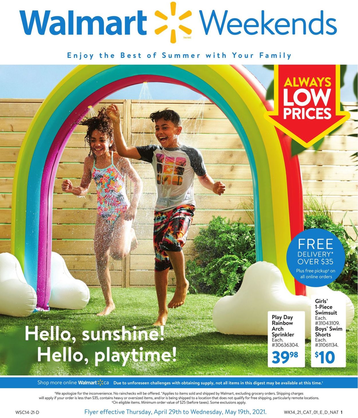 Walmart Flyer - 04/29-05/19/2021
