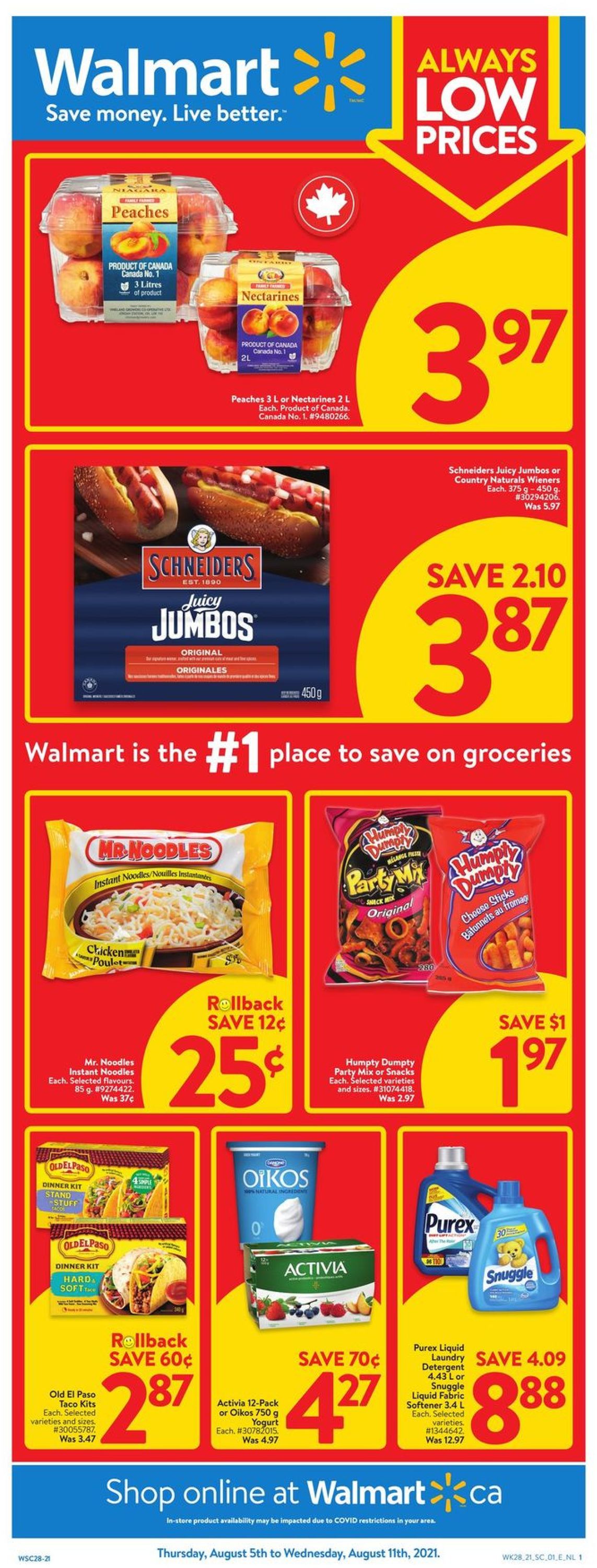 Walmart Flyer - 08/05-08/11/2021 (Page 3)
