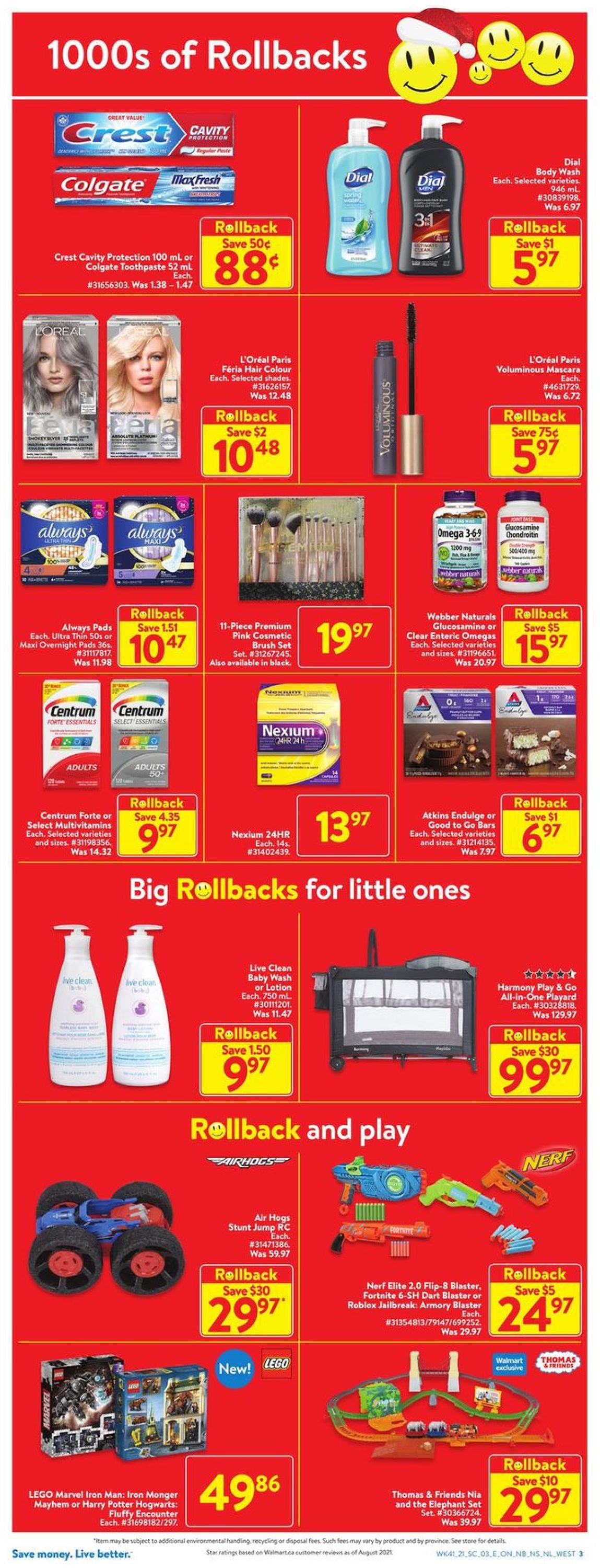 Walmart CHRISTMAS 2021 Flyer - 11/04-11/10/2021 (Page 3)