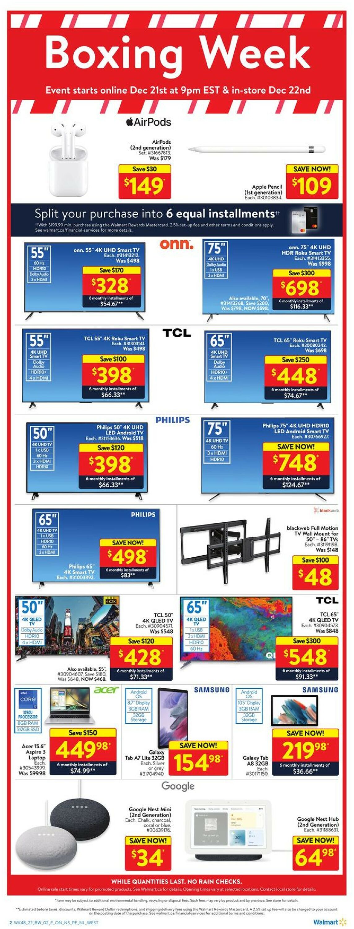 Walmart Flyer - 12/21-12/28/2022 (Page 2)