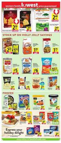 Save-On-Foods - HOLIDAY 2019 FLYER