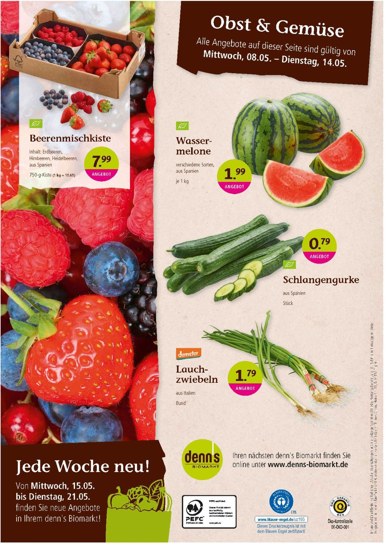 Denn's Biomarkt Prospekt - Aktuell vom 08.05-21.05.2019 (Seite 12)