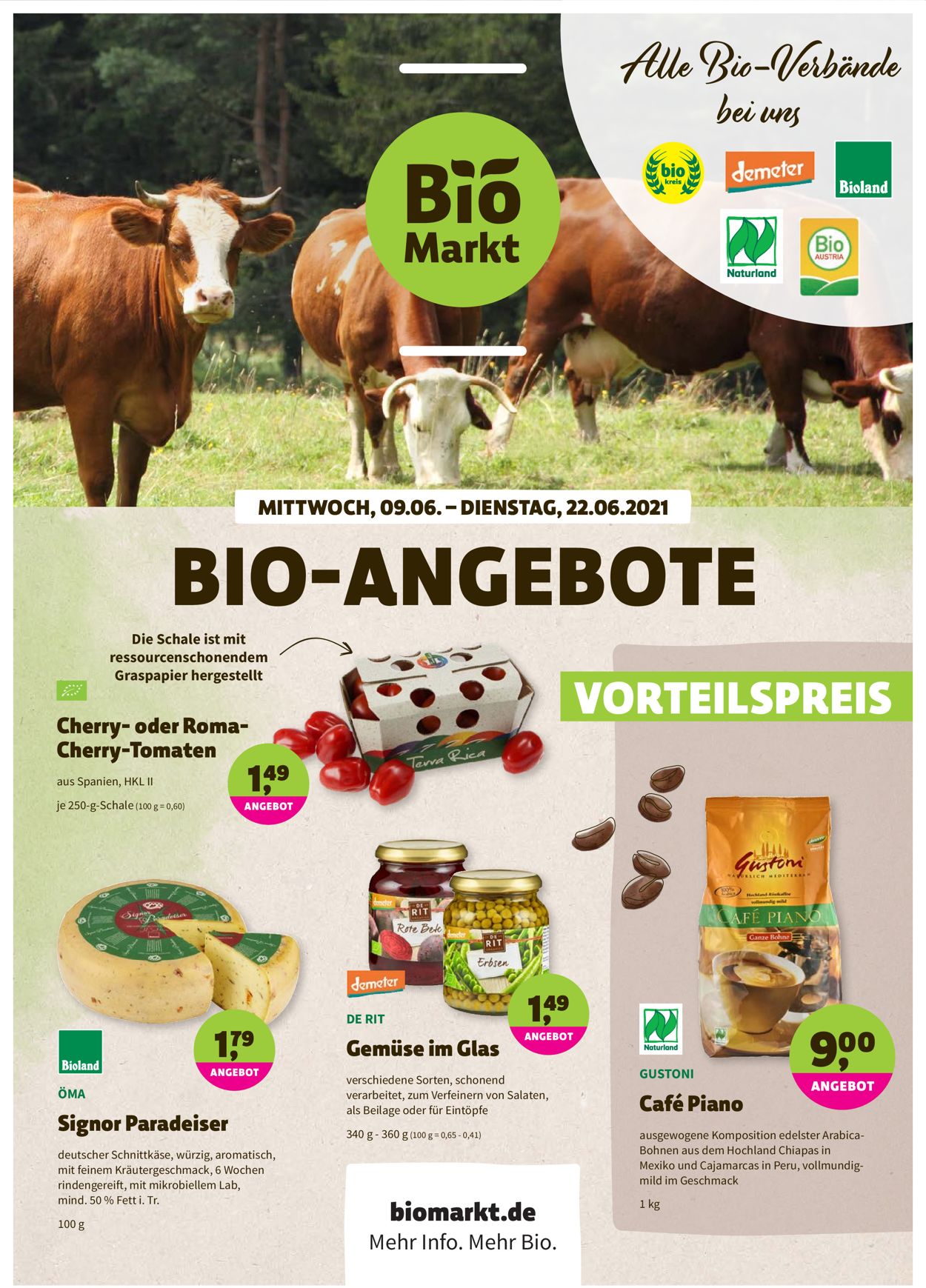 Denn's Biomarkt Prospekt - Aktuell vom 09.06-22.06.2021