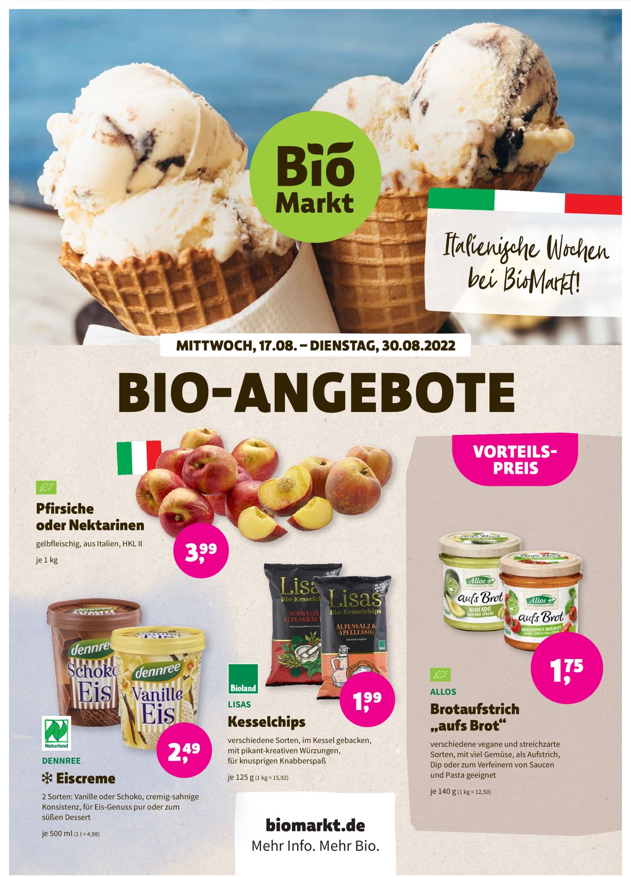 Denn's Biomarkt Prospekt - Aktuell vom 18.08-30.08.2022