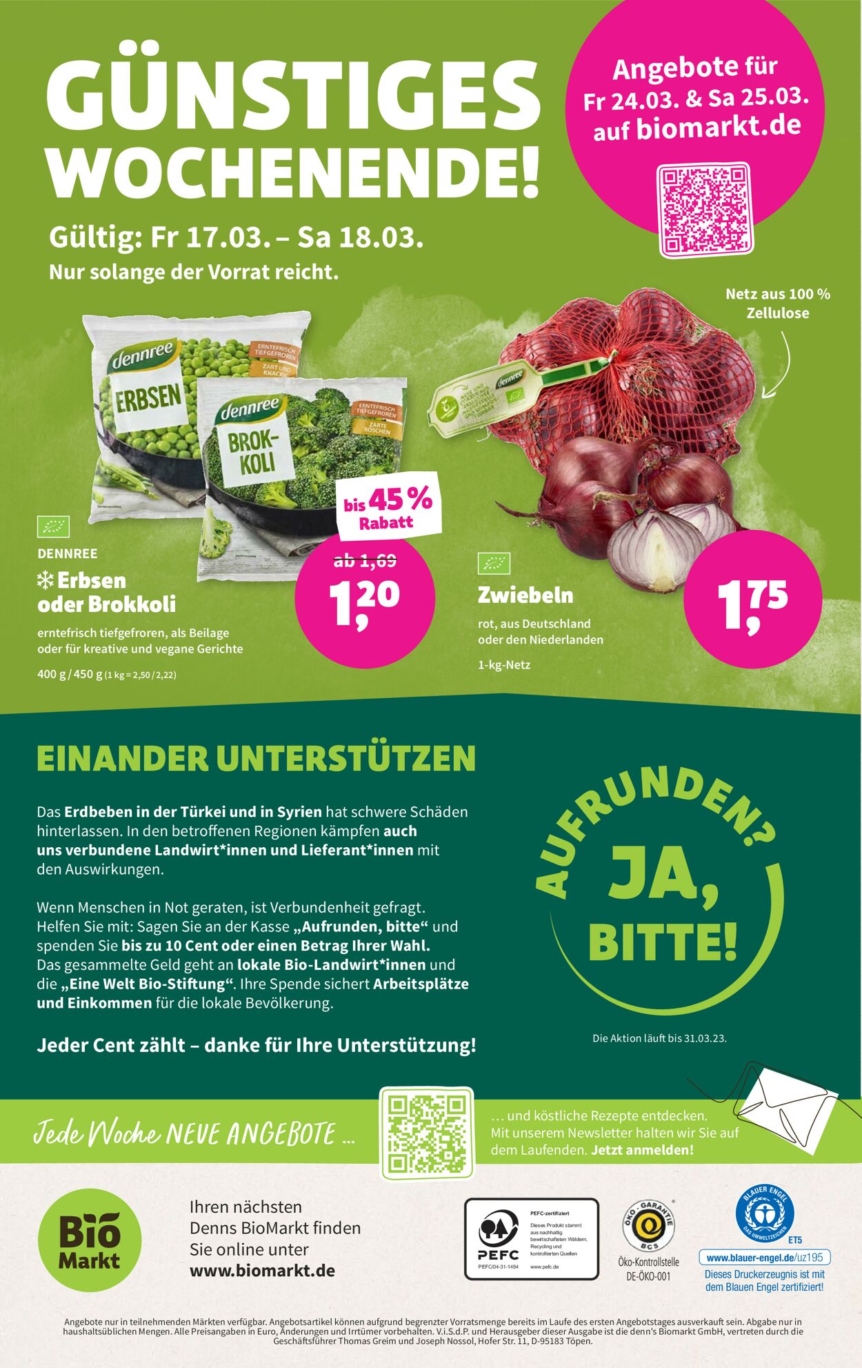 Denn's Biomarkt Prospekt - Aktuell vom 15.03-28.03.2023 (Seite 12)