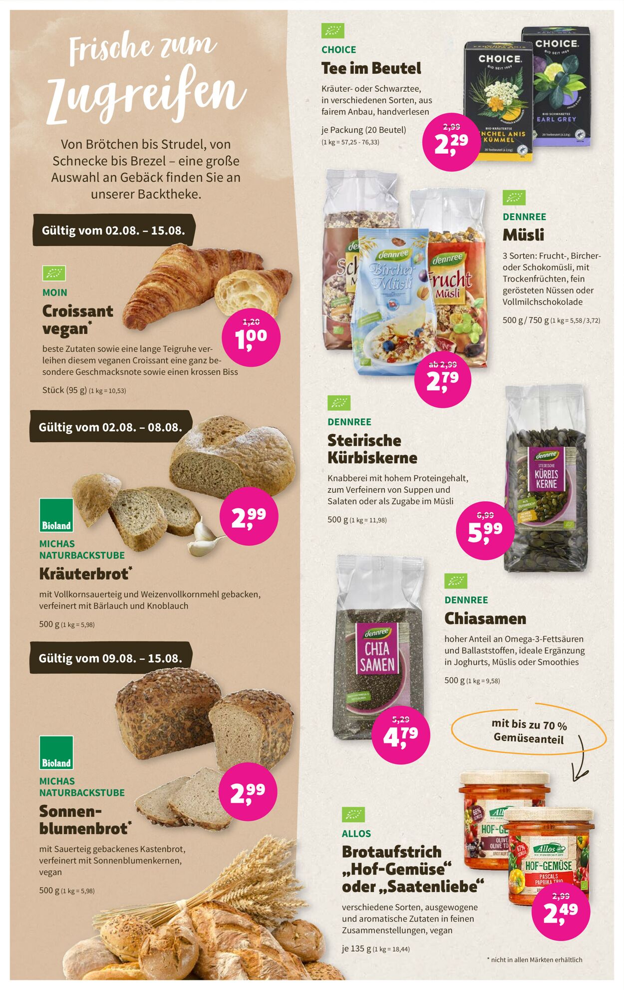 Denn's Biomarkt Prospekt - Aktuell vom 03.08-15.08.2023 (Seite 8)