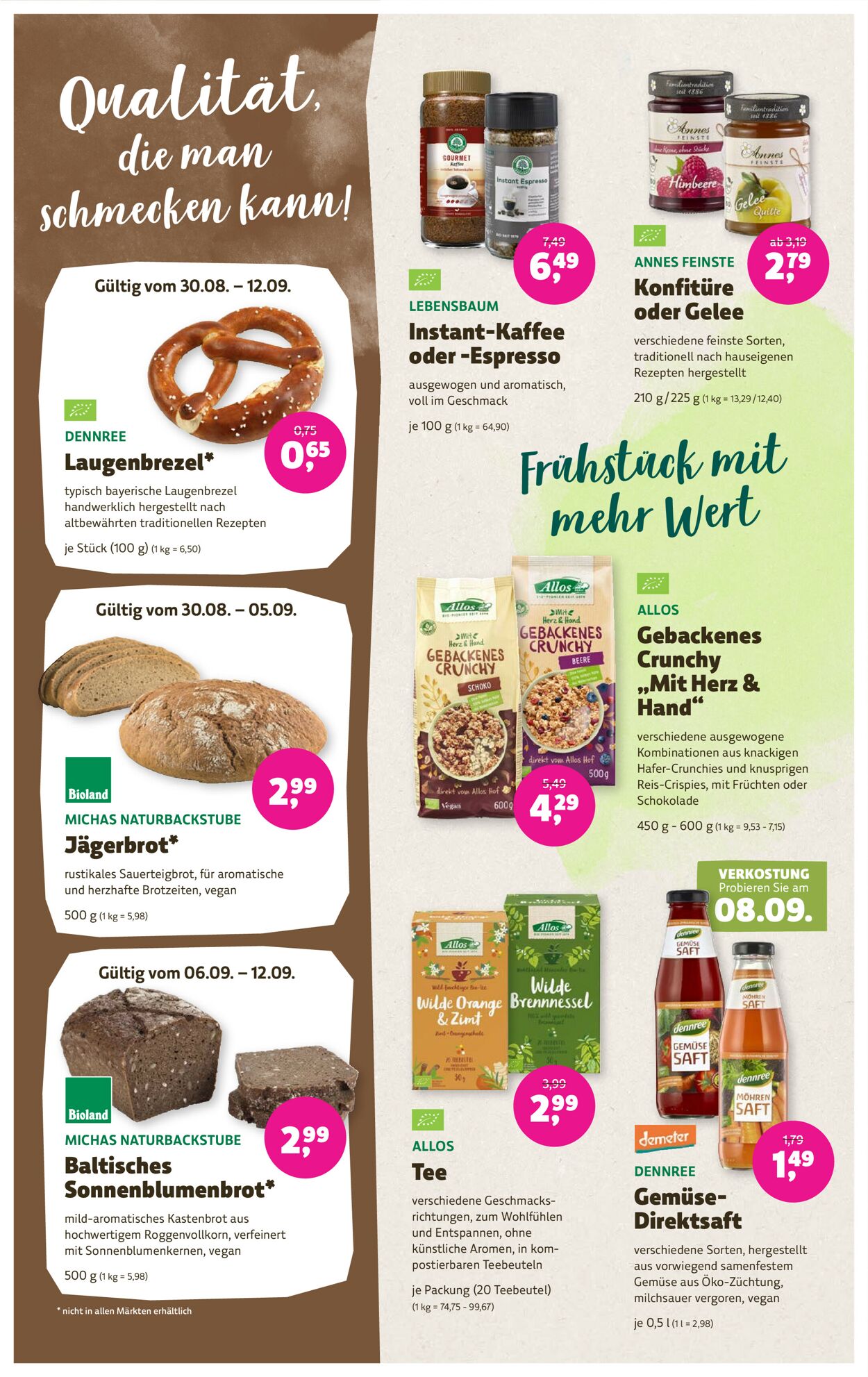 Denn's Biomarkt Prospekt - Aktuell vom 30.08-12.09.2023 (Seite 10)