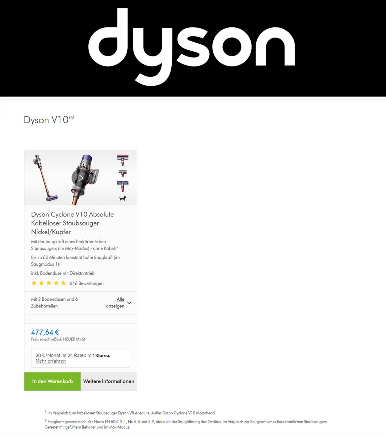 Dyson - Black Friday 2020 Prospekt - Aktuell vom 13.11-26.11.2020 (Seite 5)
