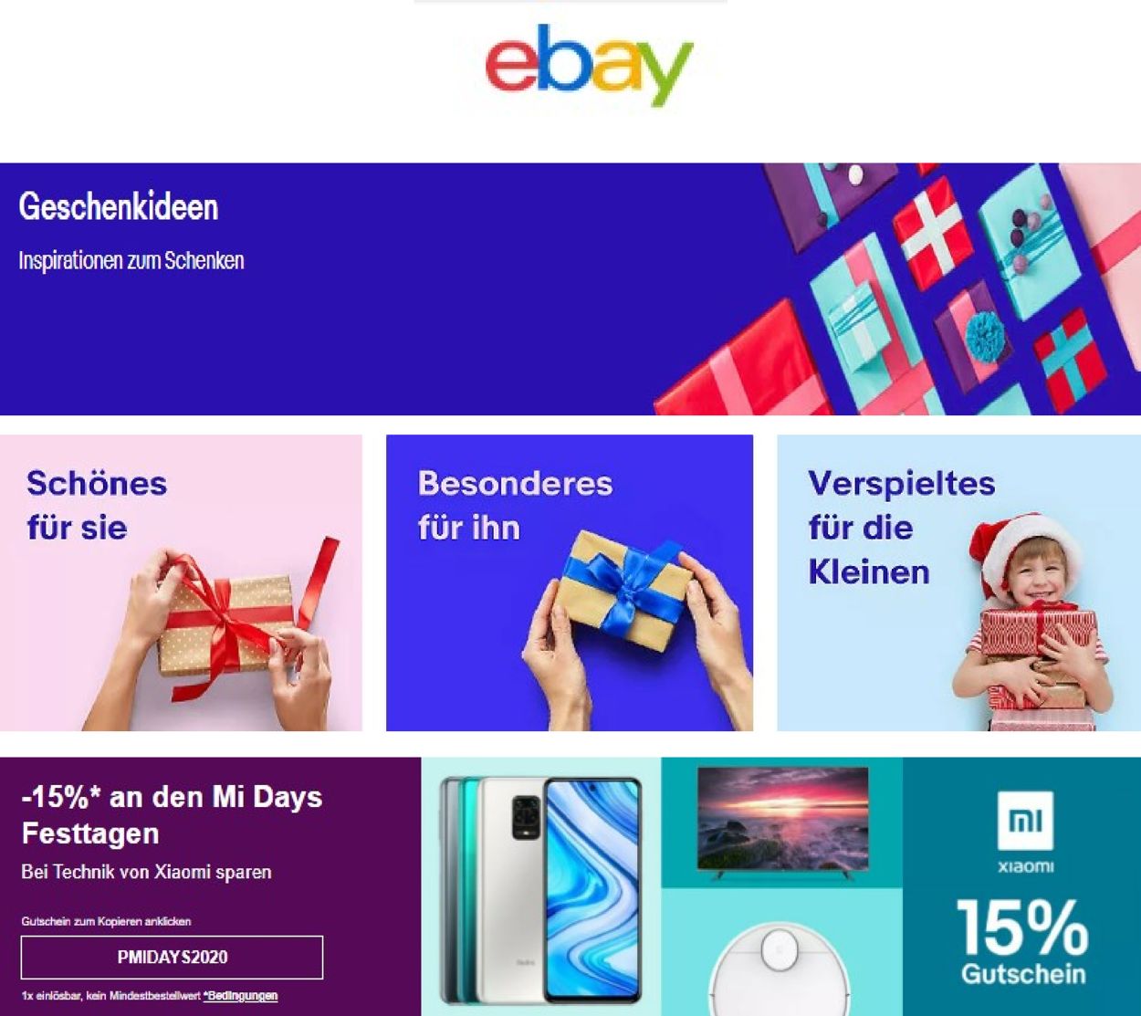 eBay Weihnachtsprospekt 2020 Prospekt - Aktuell vom 17.12-23.12.2020