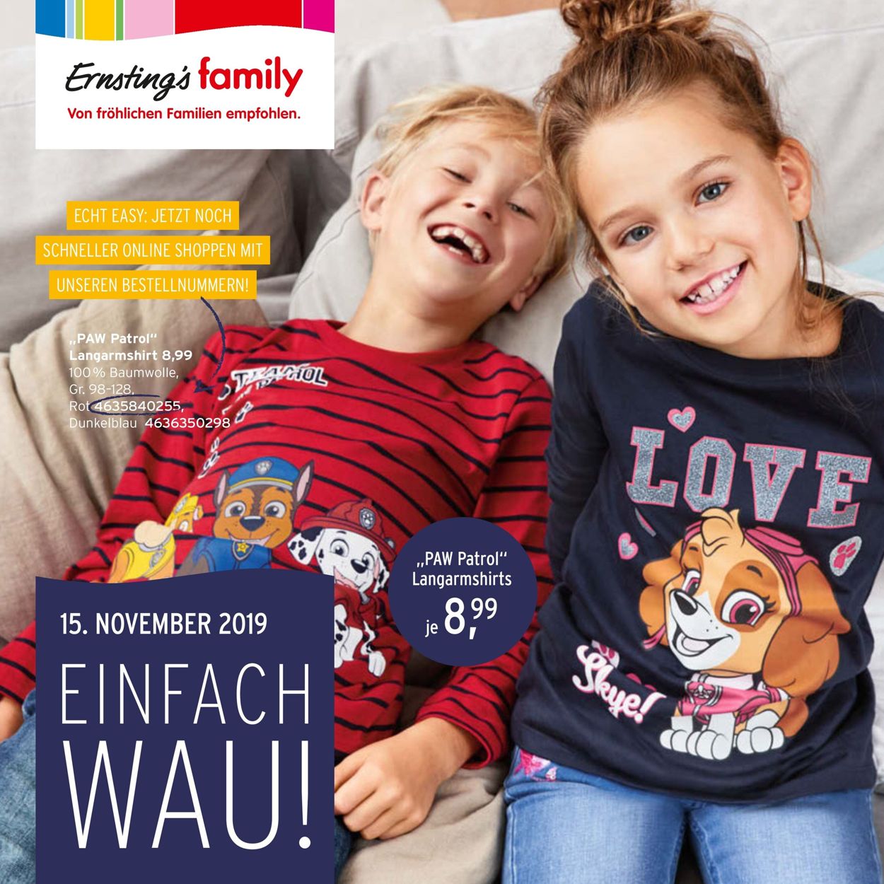 Ernstings family Prospekt - Aktuell vom 15.11-25.11.2019