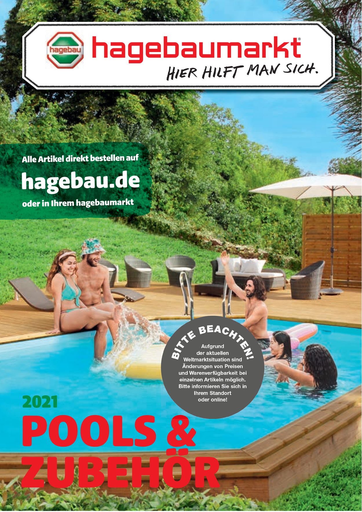 hagebaumarkt Pool Prospekt - Aktuell vom 12.04-30.04.2021