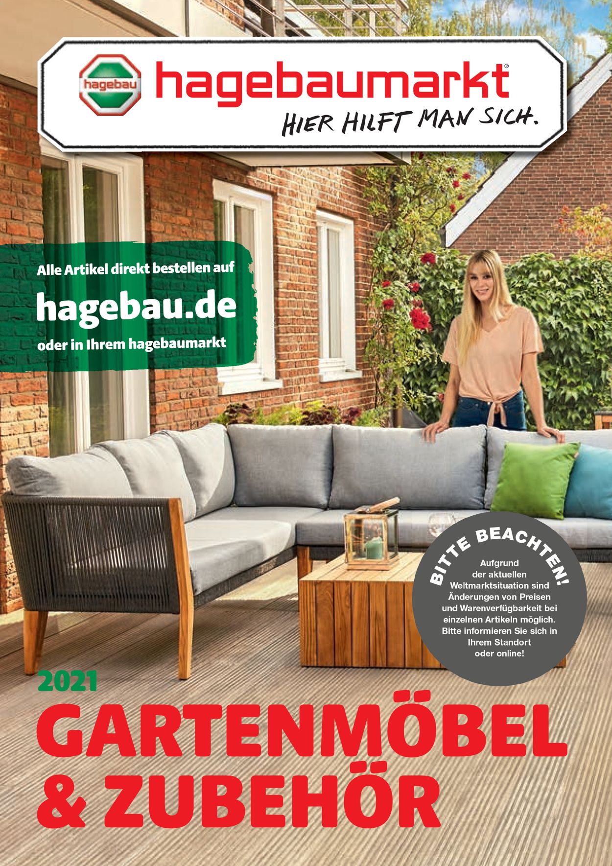 hagebaumarkt Gartenmöbel Prospekt - Aktuell vom 12.04-30.06.2021