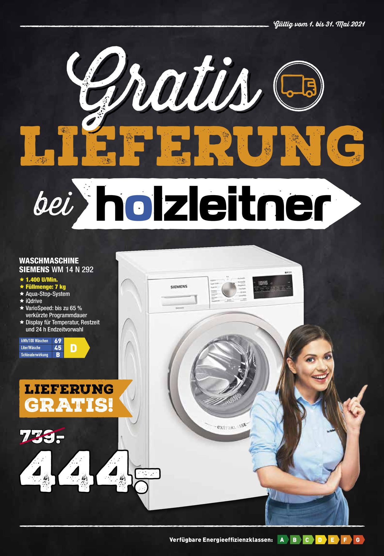 Holzleitner Elektrogeräte Prospekt - Aktuell vom 01.05-31.05.2021