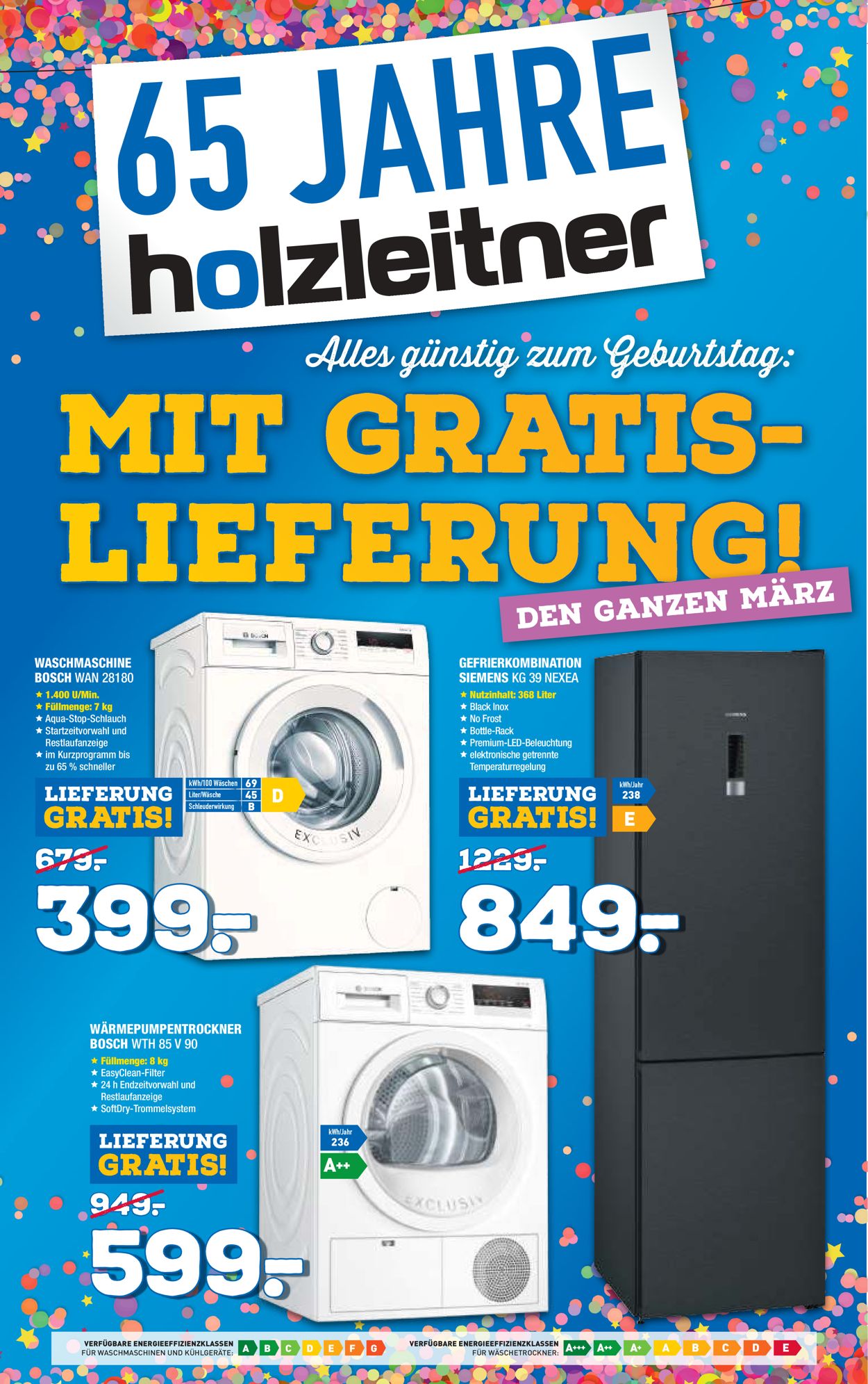 Holzleitner Elektrogeräte Prospekt - Aktuell vom 19.03-31.03.2022