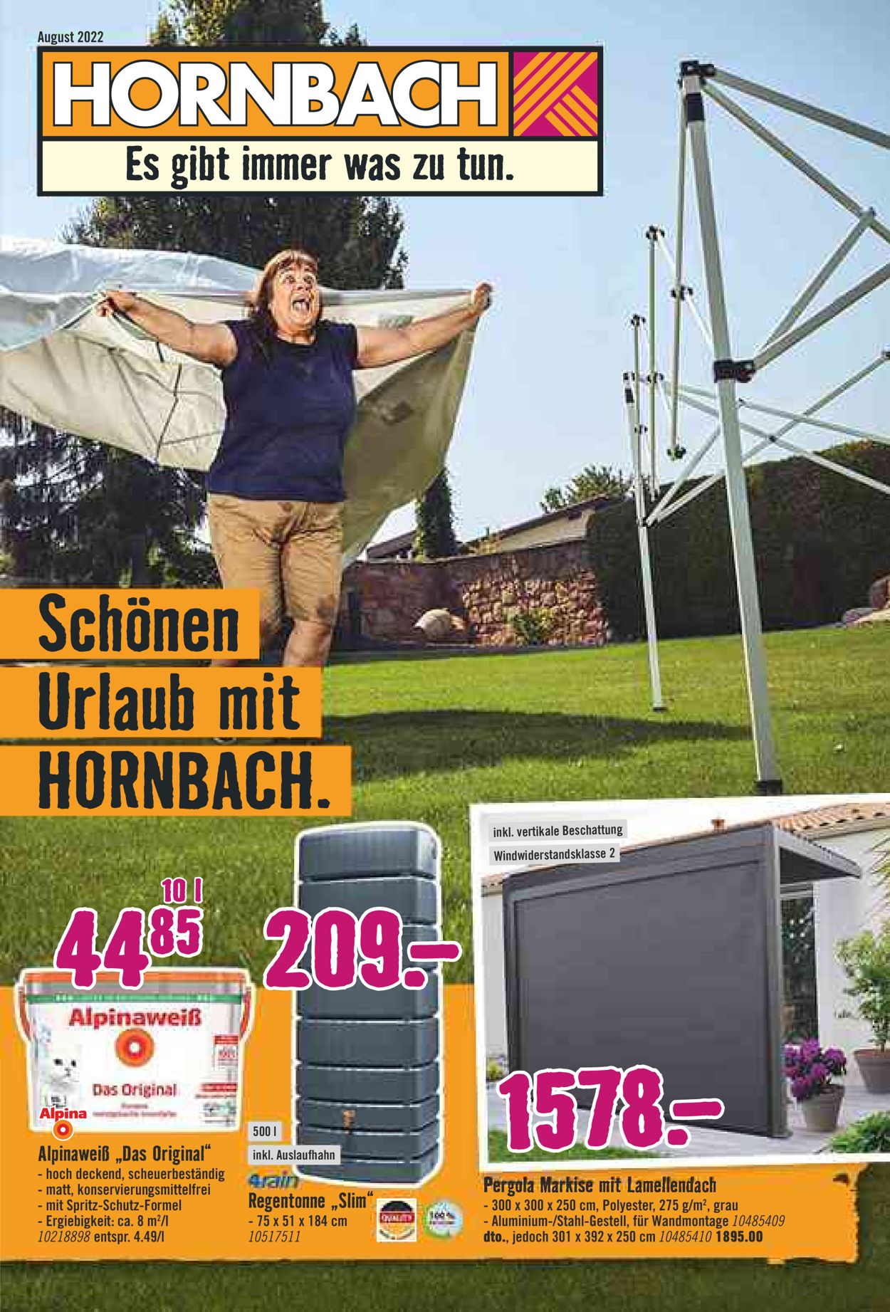 Hornbach Prospekt - Aktuell vom 01.07-31.07.2022