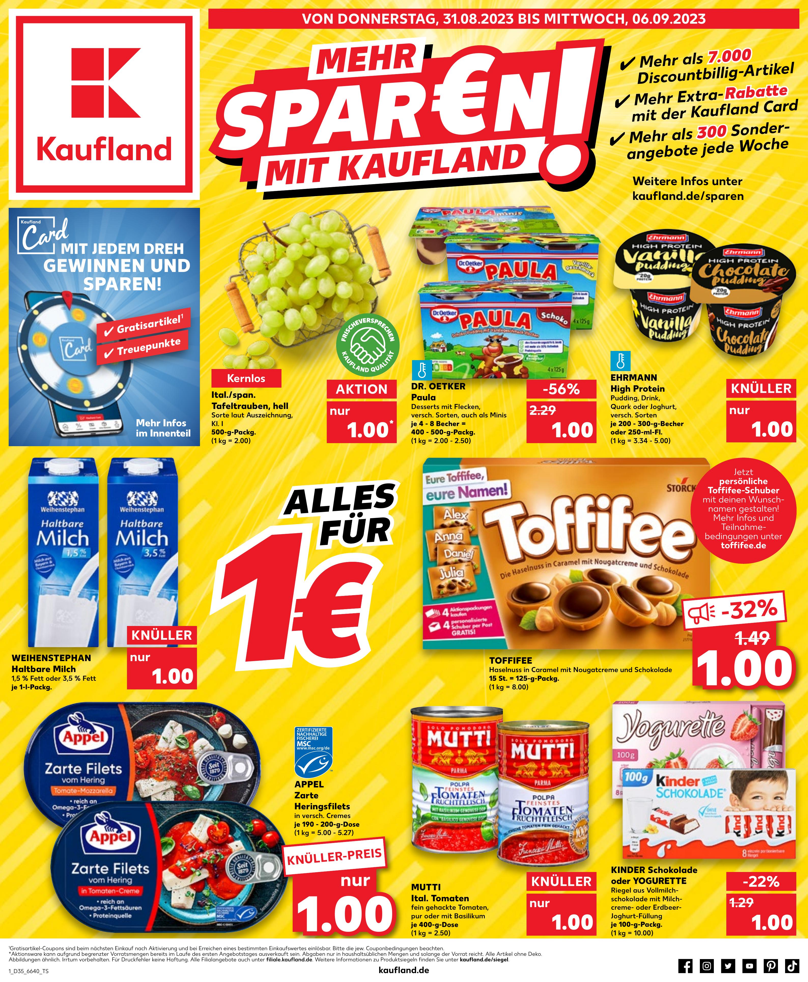 Kaufland - Sachsen Prospekt - Aktuell vom 31.08-06.09.2023