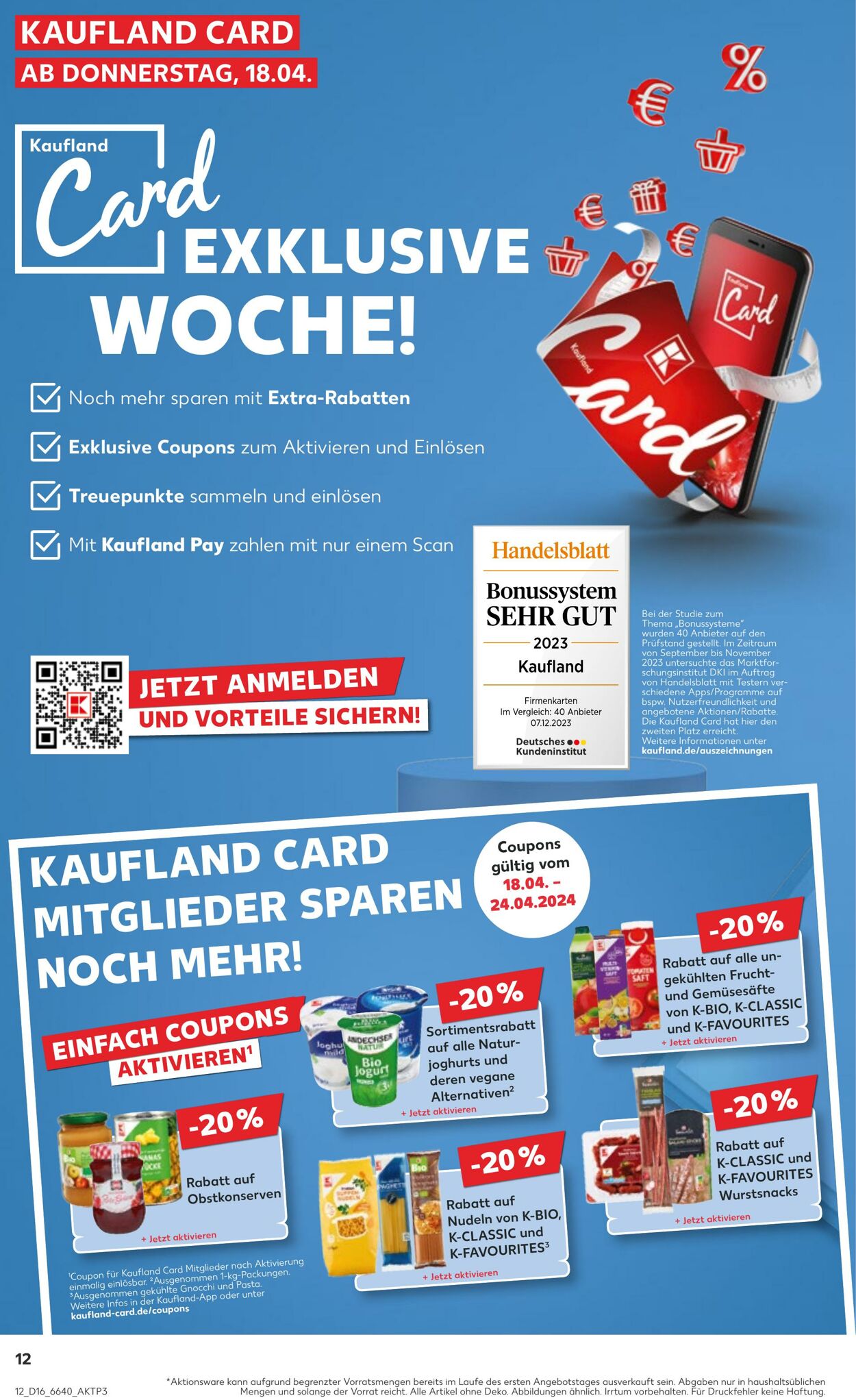 Kaufland - Bayern Prospekt - Aktuell vom 18.04-24.04.2024 (Seite 12)