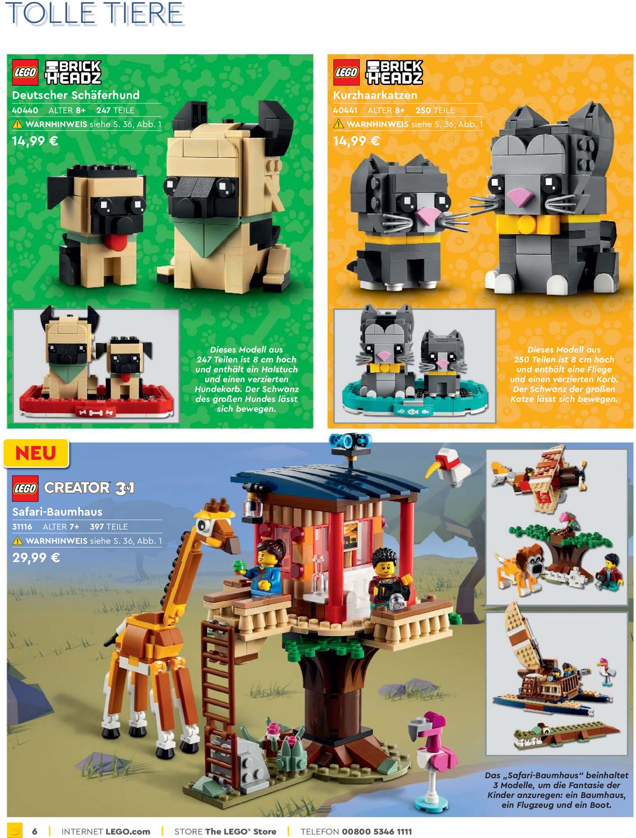 LEGO Ostern 2021 Prospekt - Aktuell vom 15.03-11.04.2021 (Seite 6)