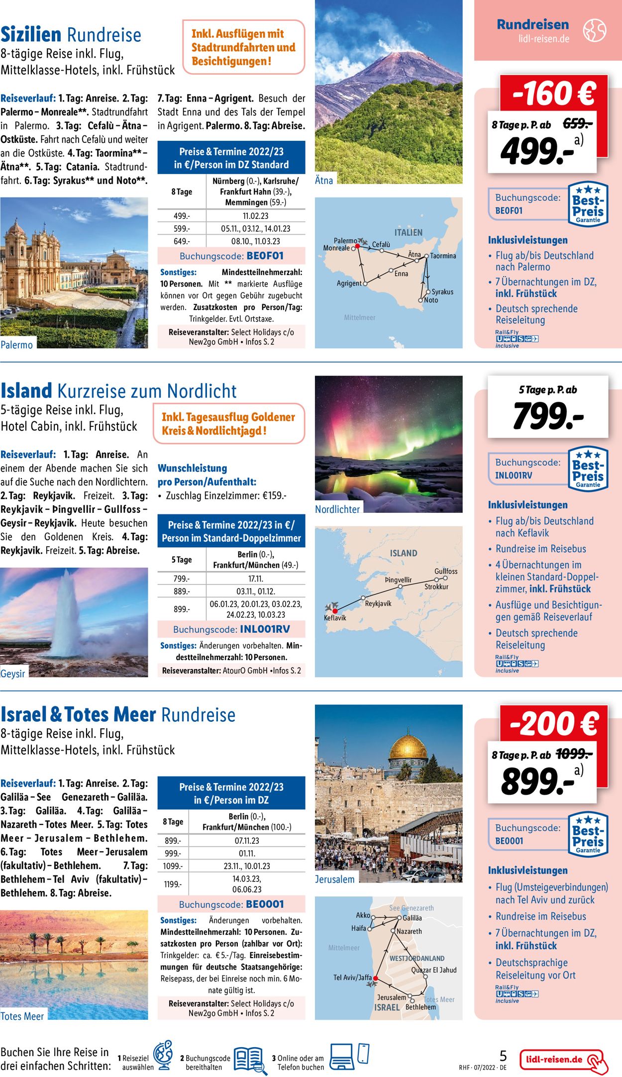 Lidl-Reisen Prospekt - Aktuell vom 29.06-31.08.2022 (Seite 5)