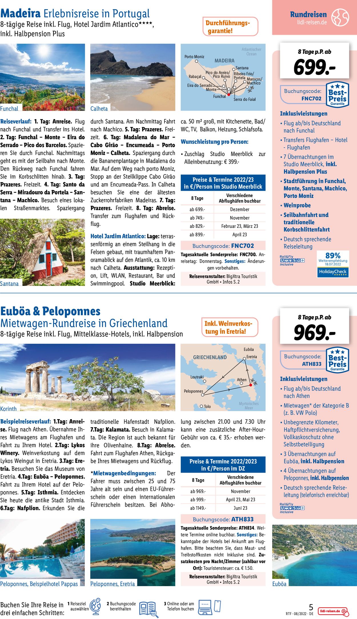 Lidl-Reisen Prospekt - Aktuell vom 13.08-12.10.2022 (Seite 5)