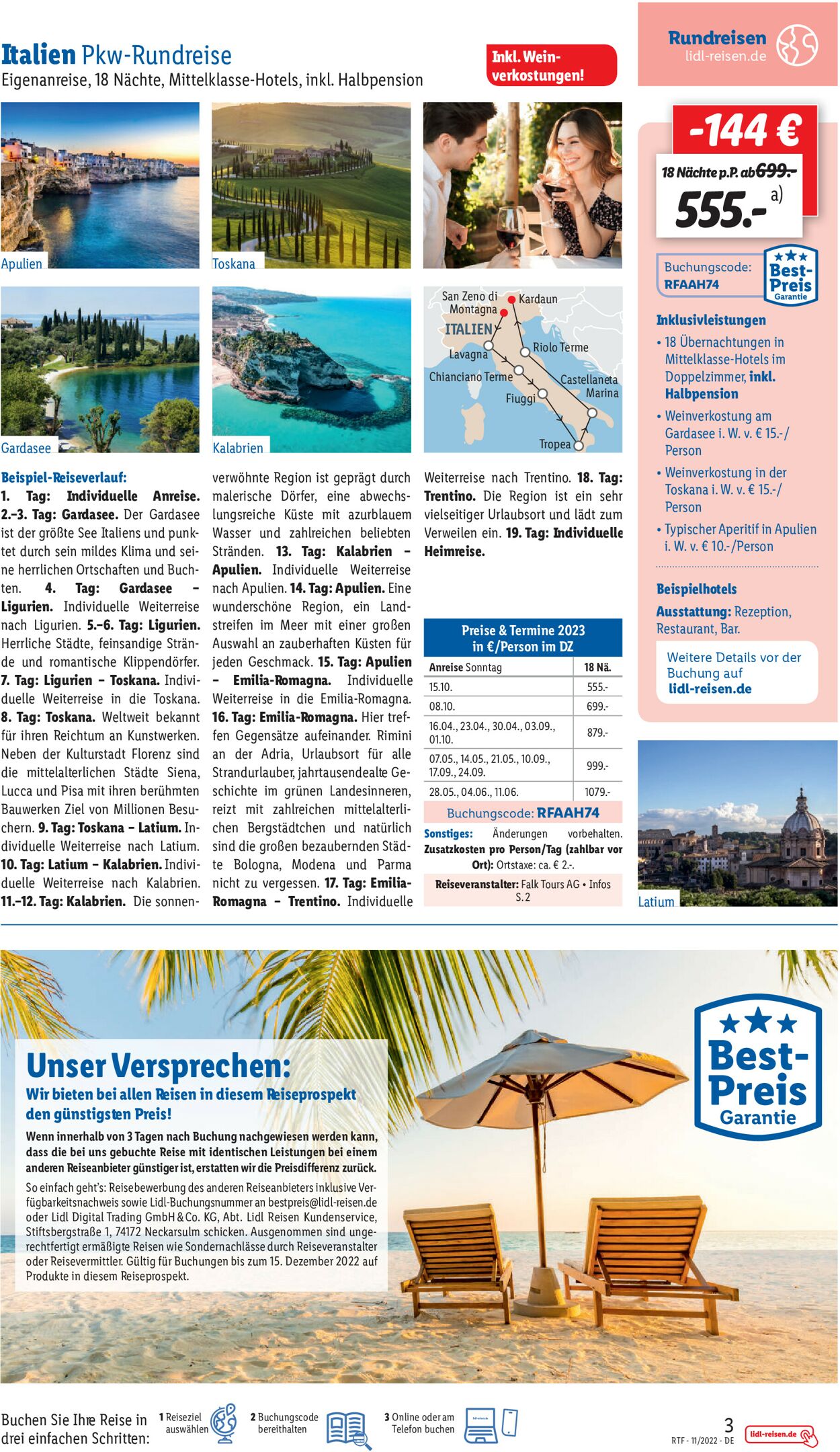 Lidl-Reisen Prospekt - Aktuell vom 12.11-14.01.2023 (Seite 3)