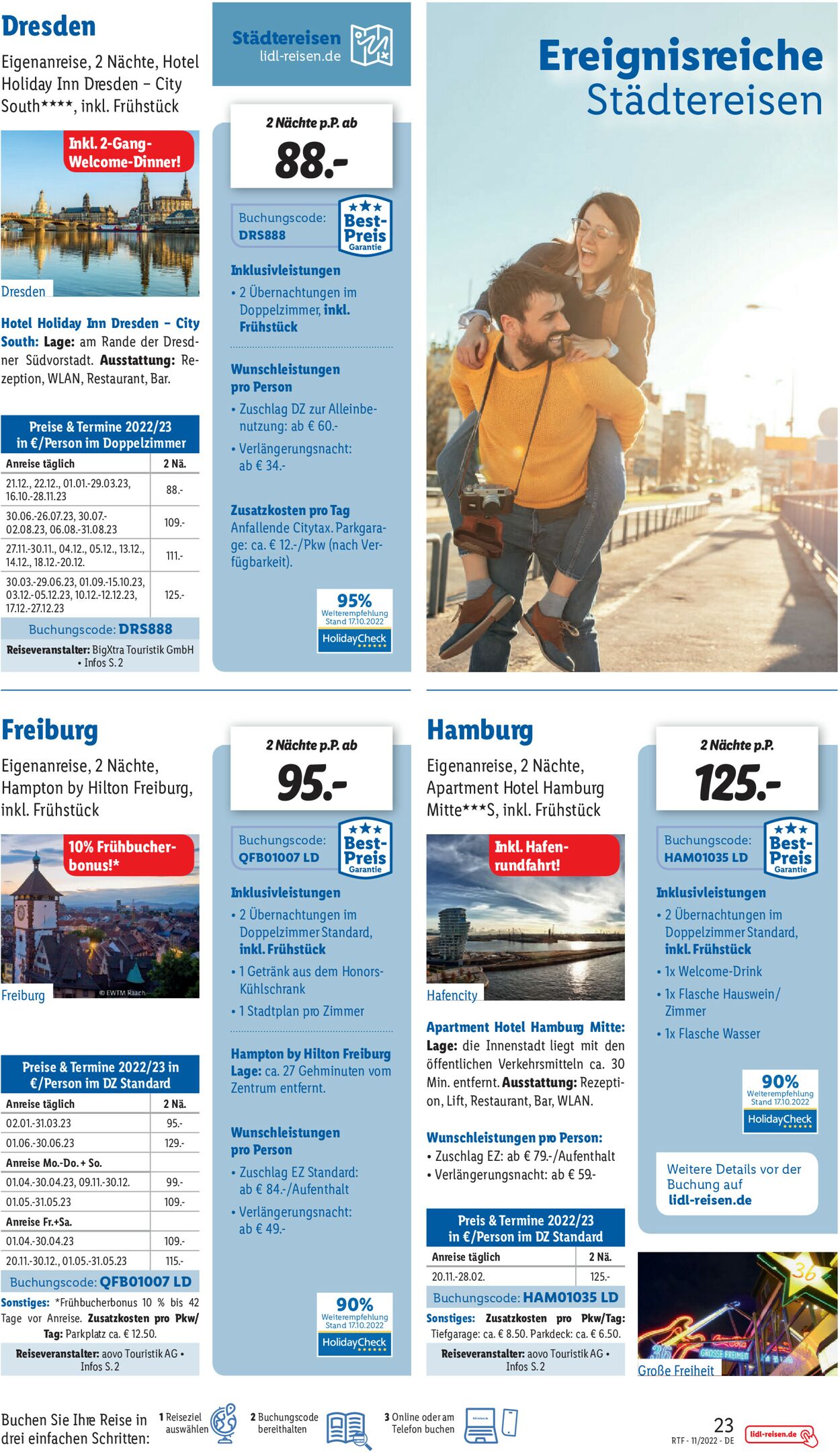 Lidl-Reisen Prospekt - Aktuell vom 12.11-14.01.2023 (Seite 23)
