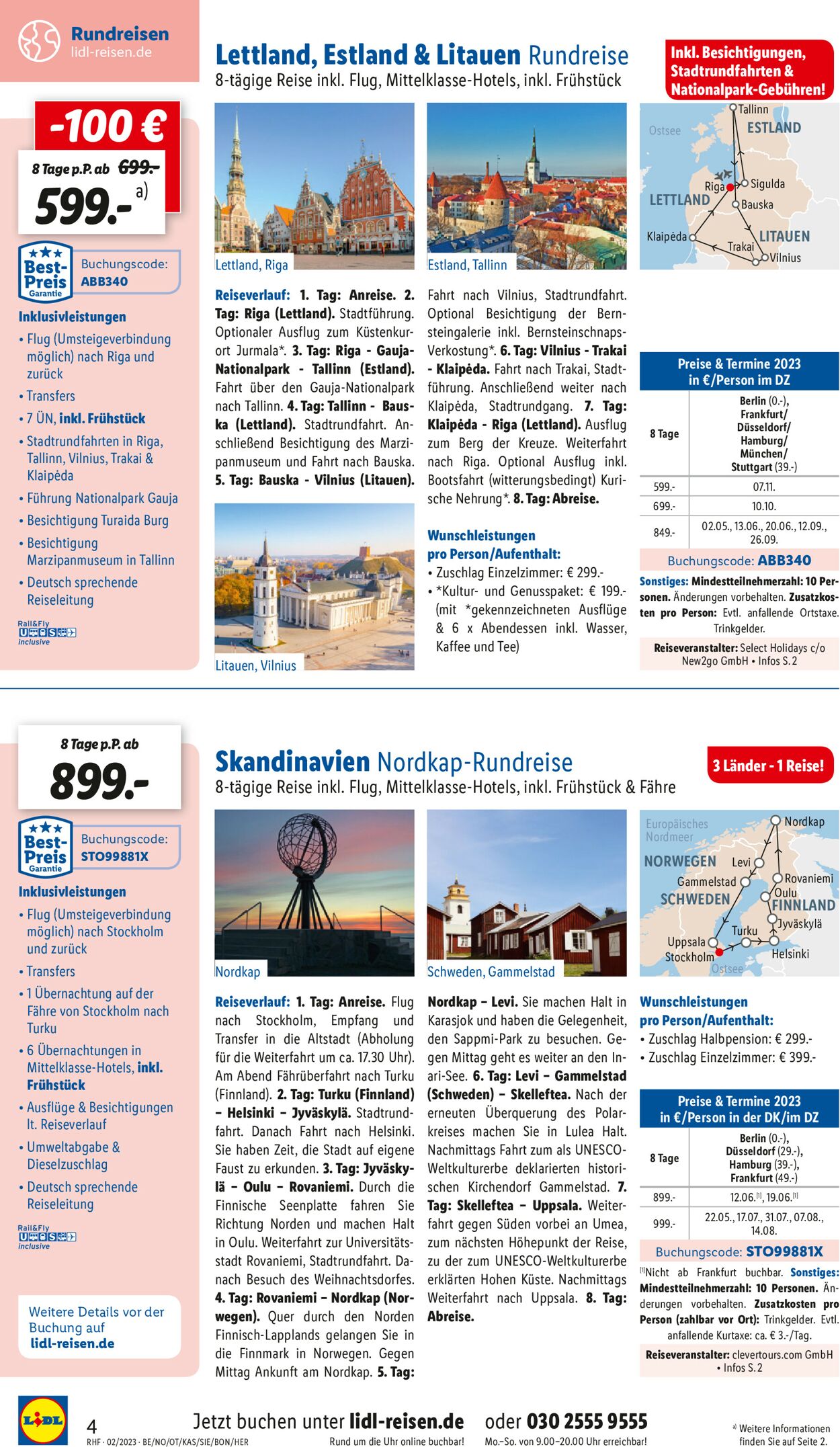 Lidl-Reisen Prospekt - Aktuell vom 28.01-28.02.2023 (Seite 4)
