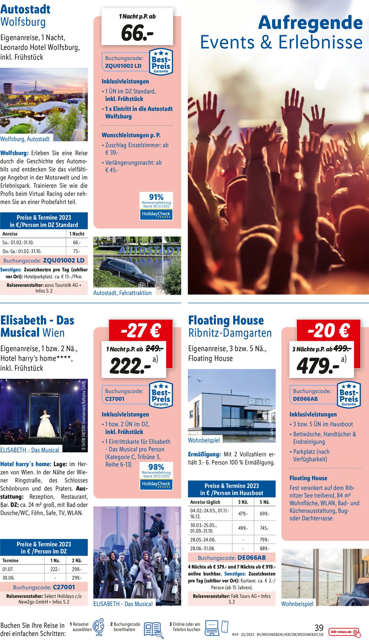 Lidl-Reisen Prospekt - Aktuell vom 28.01-28.02.2023 (Seite 39)