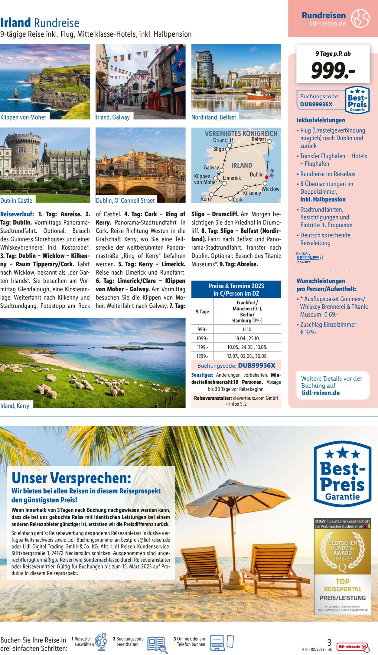 Lidl-Reisen Prospekt - Aktuell vom 13.02-15.03.2023 (Seite 3)