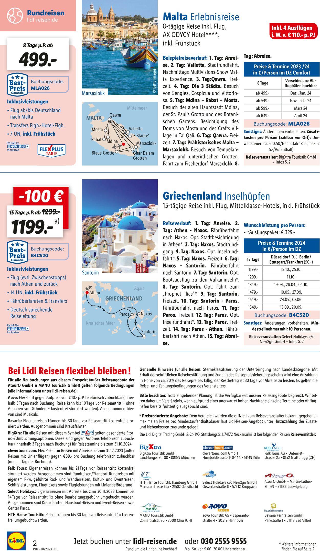 Lidl-Reisen Prospekt - Aktuell vom 30.09-31.10.2023 (Seite 2)