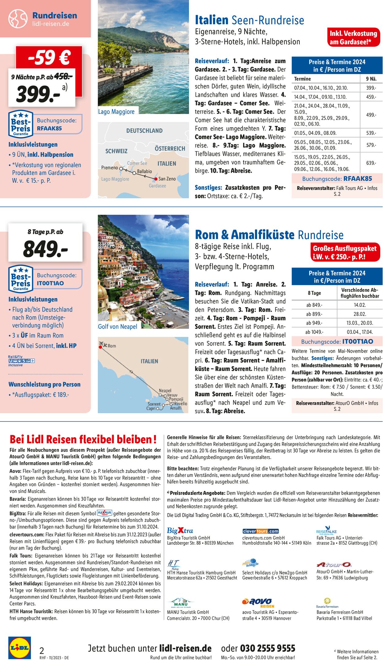 Lidl-Reisen Prospekt - Aktuell vom 30.10-30.11.2023 (Seite 2)
