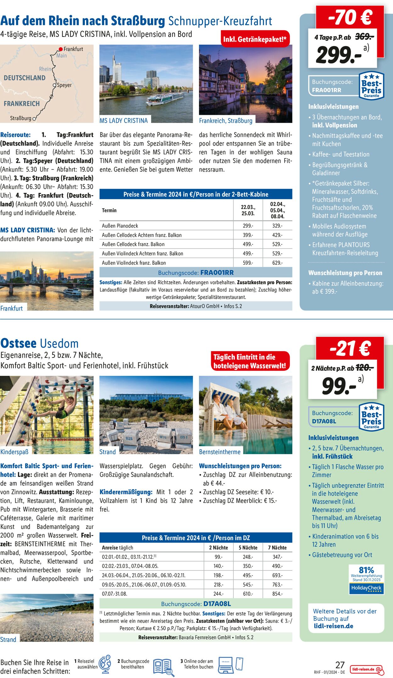 Lidl-Reisen Prospekt - Aktuell vom 27.12-31.01.2024 (Seite 27)