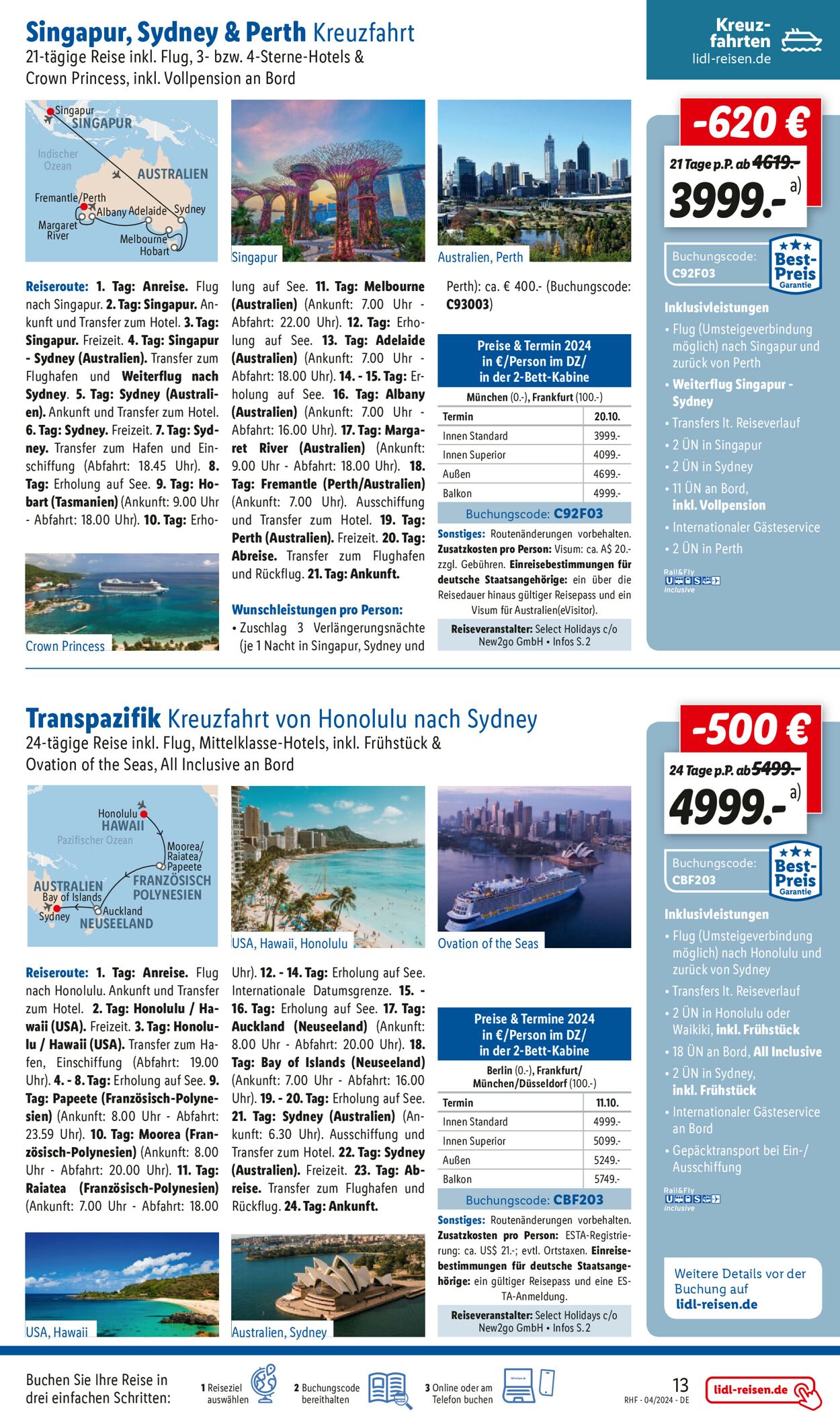 Lidl-Reisen Prospekt - Aktuell vom 27.03-30.04.2024 (Seite 13)