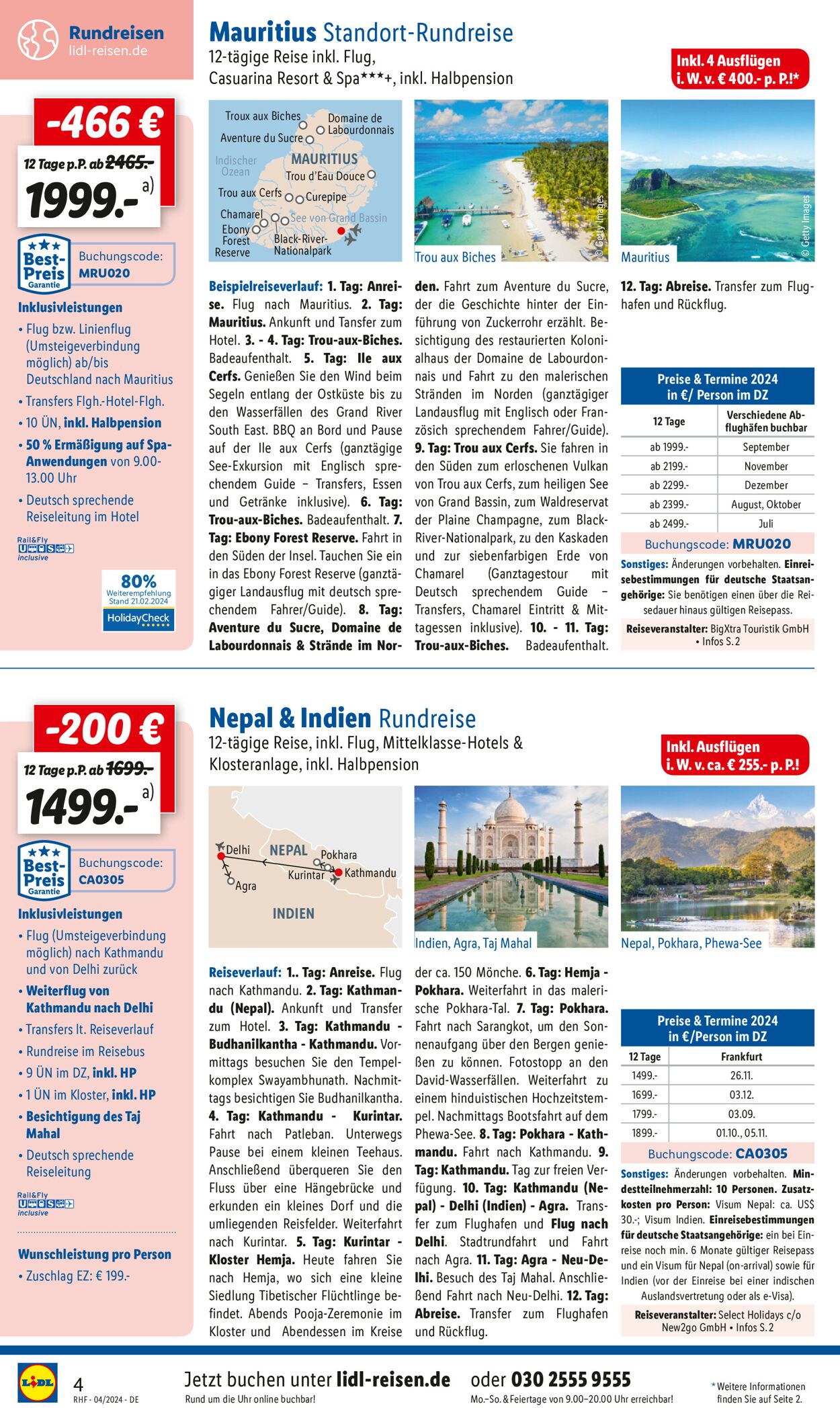 Lidl-Reisen Prospekt - Aktuell vom 27.03-30.04.2024 (Seite 4)