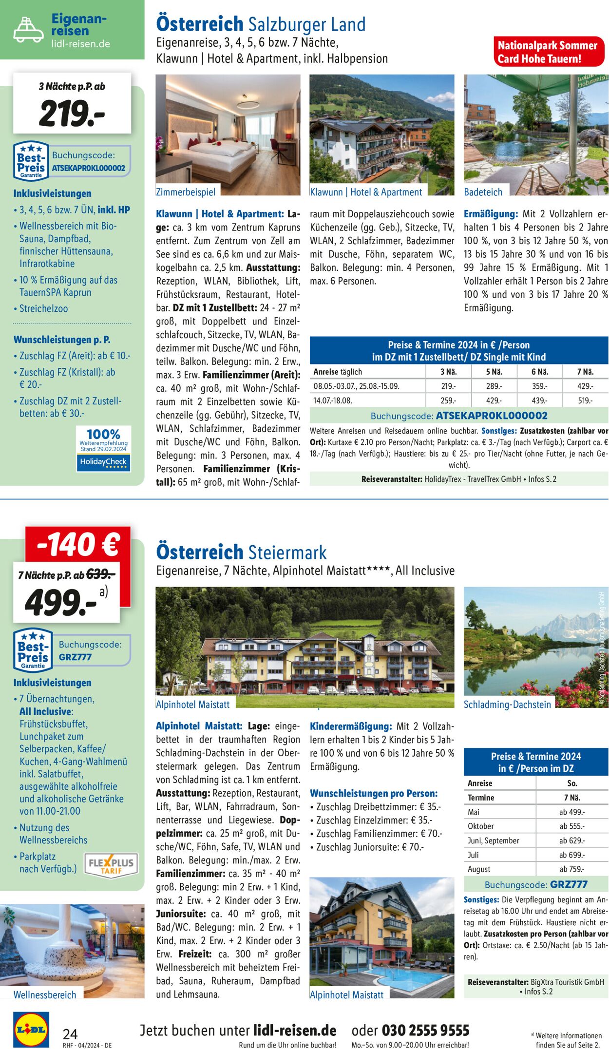 Lidl-Reisen Prospekt - Aktuell vom 27.03-30.04.2024 (Seite 24)