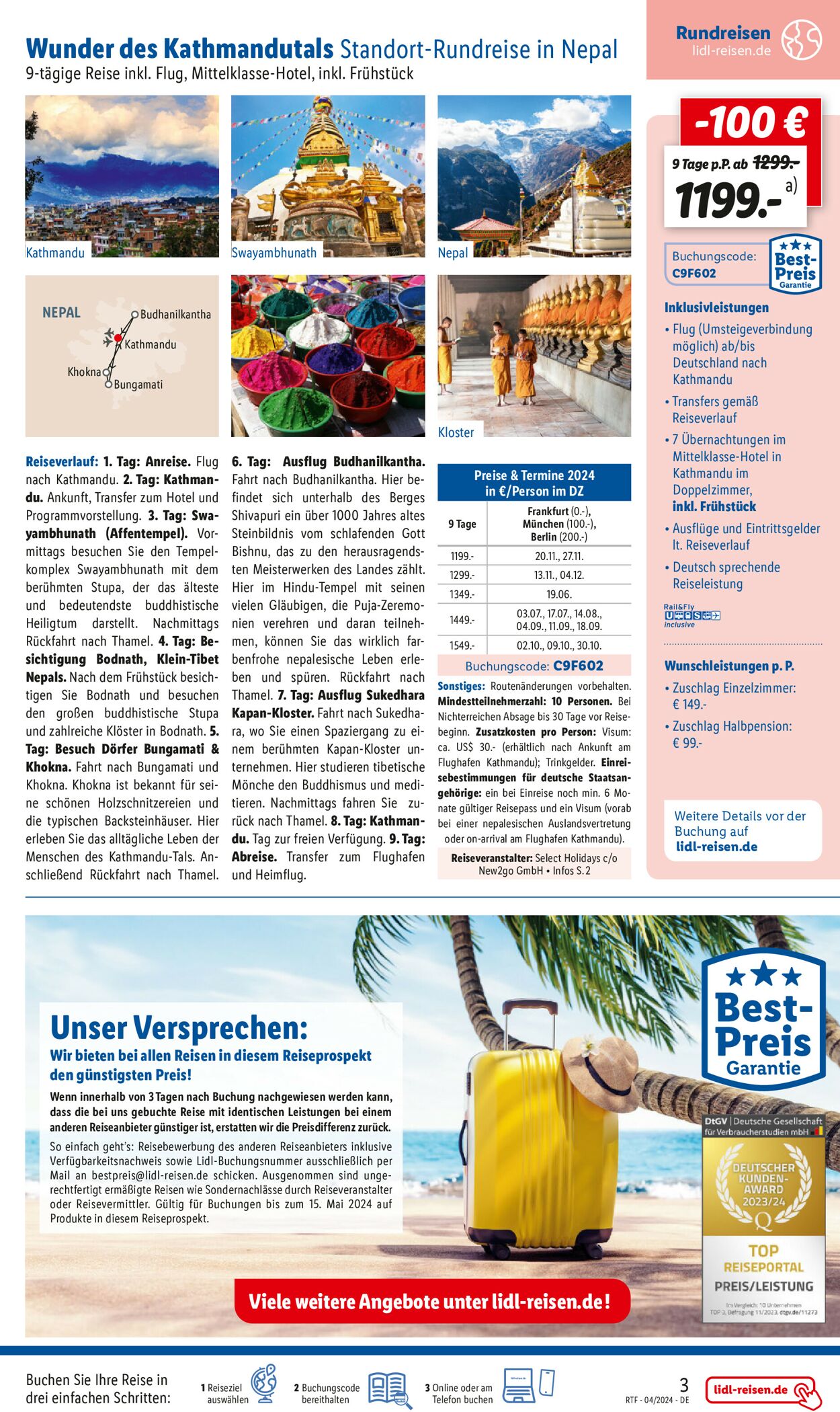 Lidl-Reisen Prospekt - Aktuell vom 12.04-15.05.2024 (Seite 3)