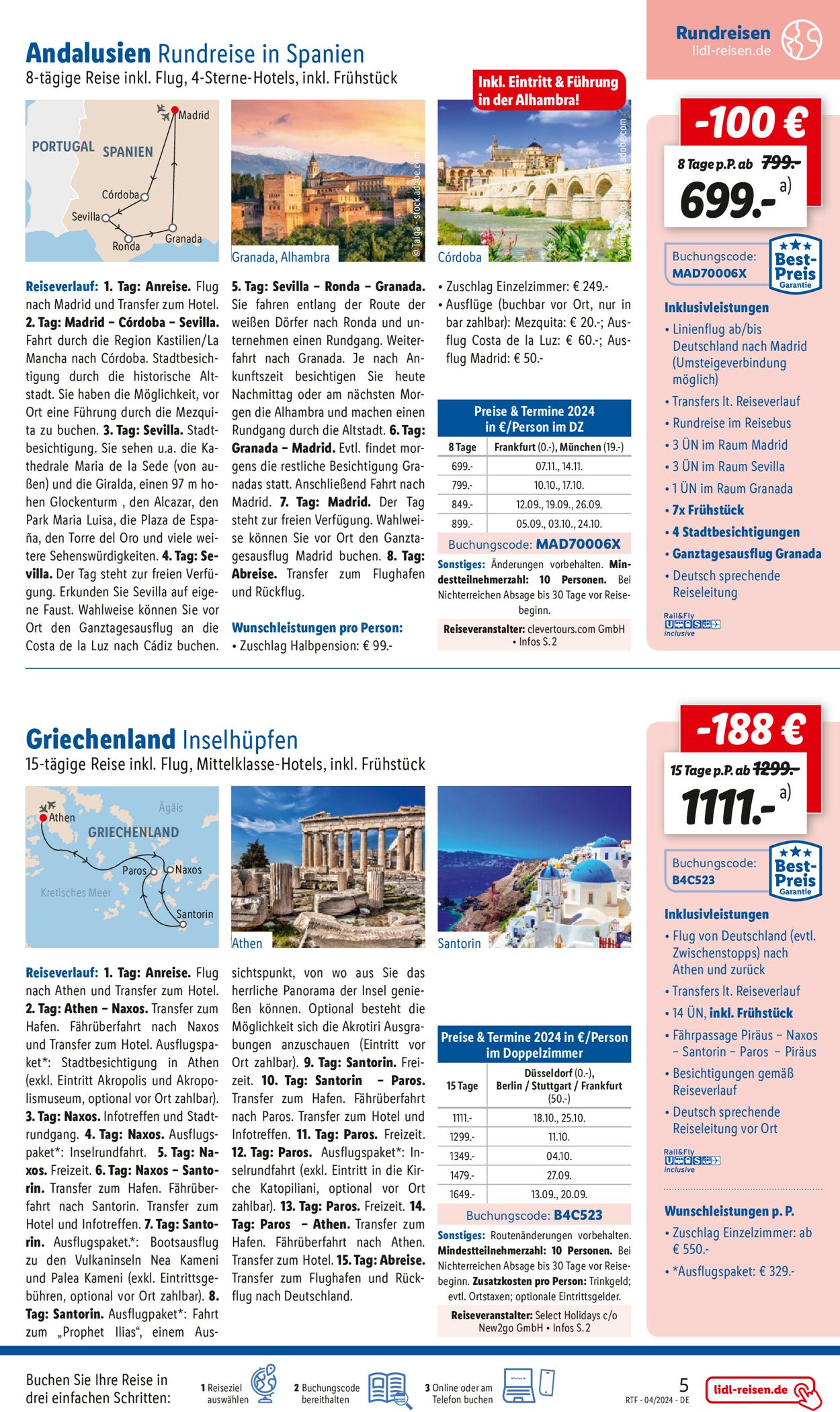 Lidl-Reisen Prospekt - Aktuell vom 12.04-15.05.2024 (Seite 5)