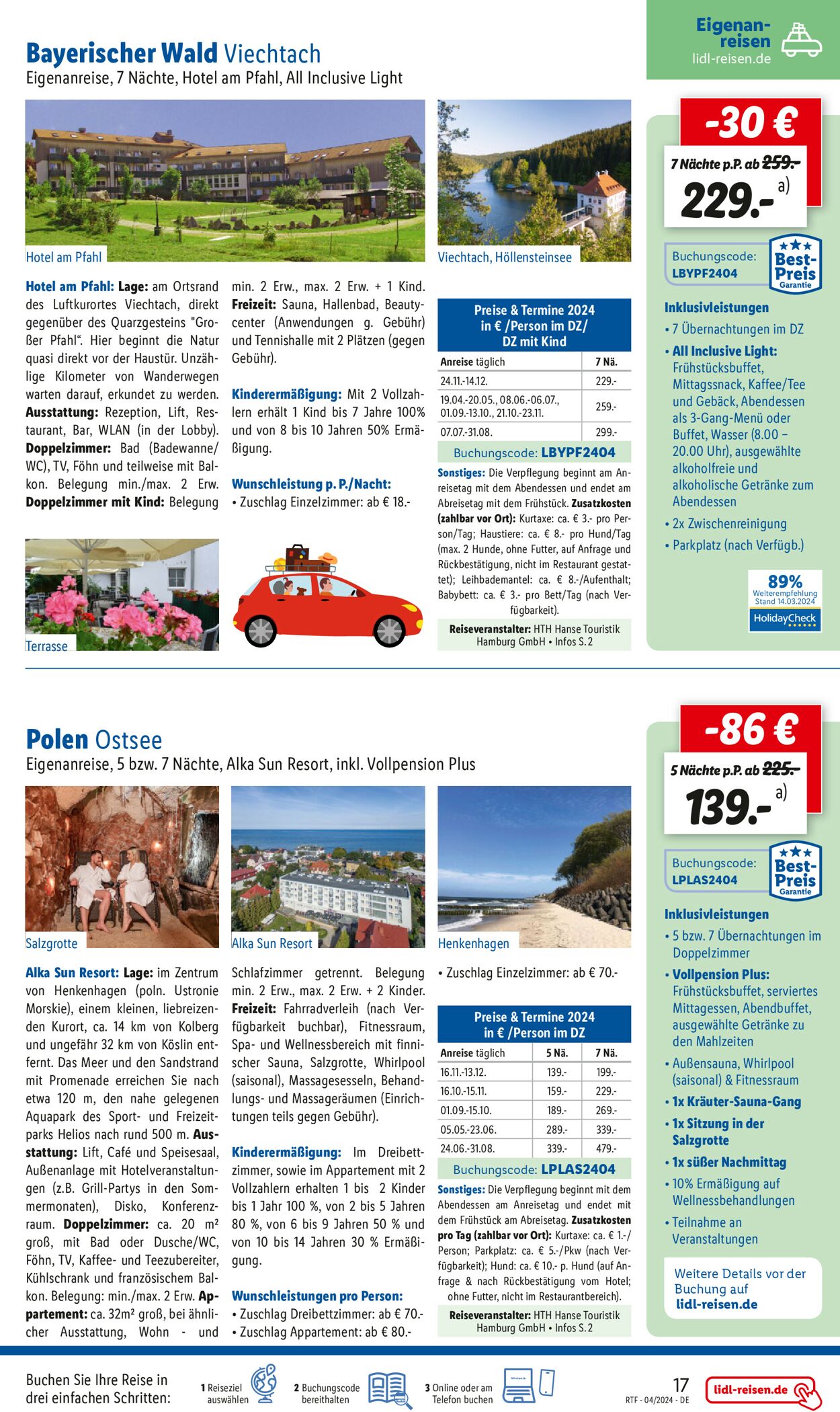 Lidl-Reisen Prospekt - Aktuell vom 12.04-15.05.2024 (Seite 17)