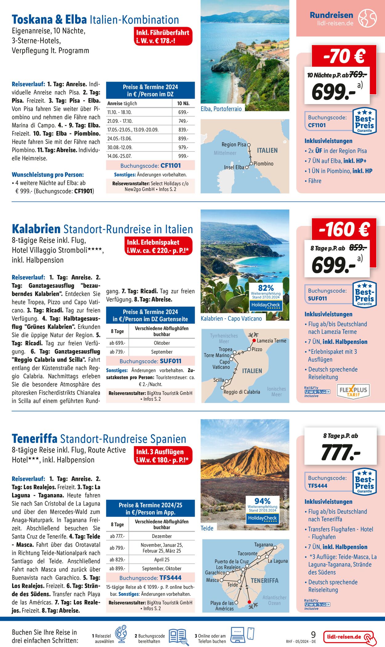 Lidl-Reisen Prospekt - Aktuell vom 27.04-31.05.2024 (Seite 9)