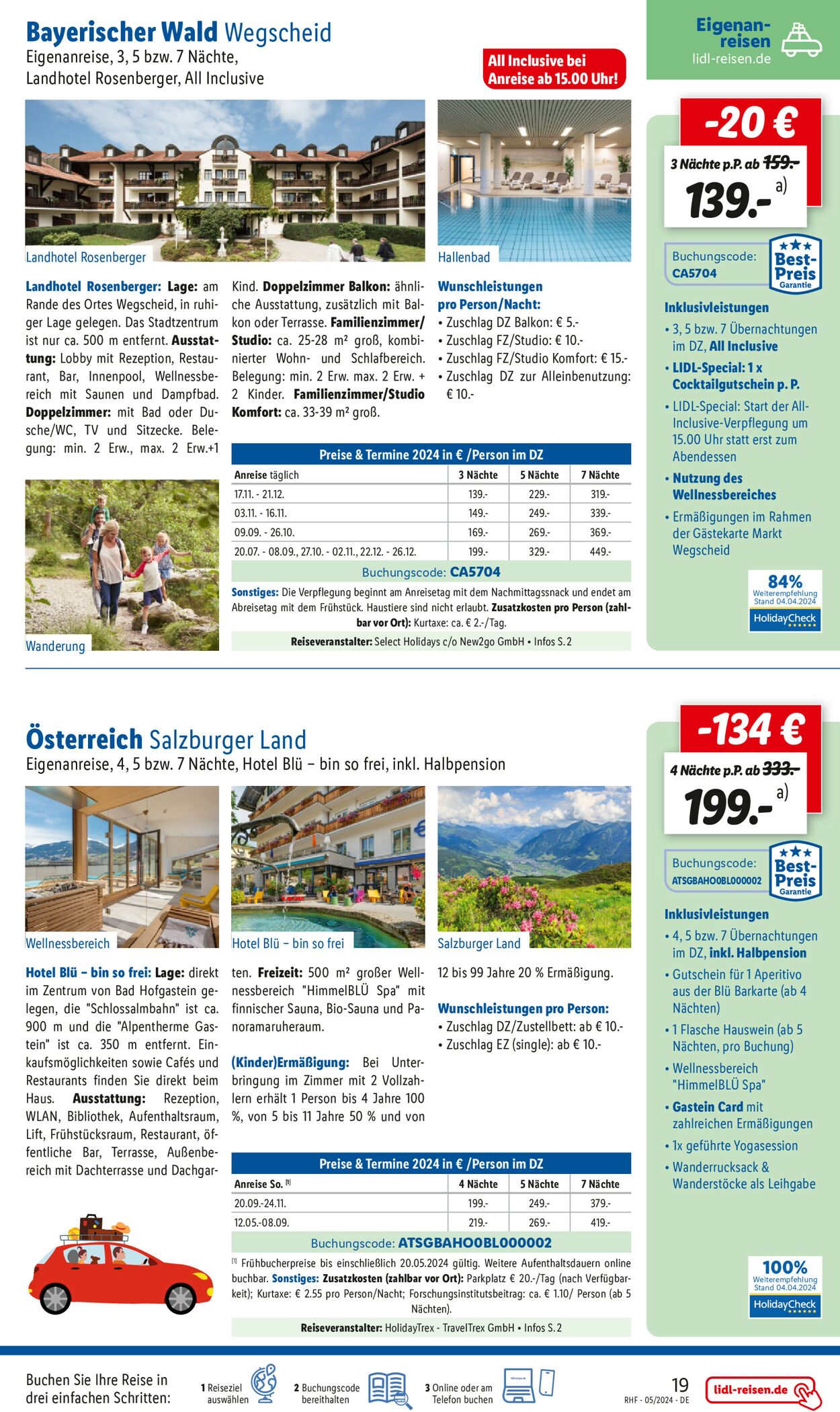 Lidl-Reisen Prospekt - Aktuell vom 27.04-31.05.2024 (Seite 19)