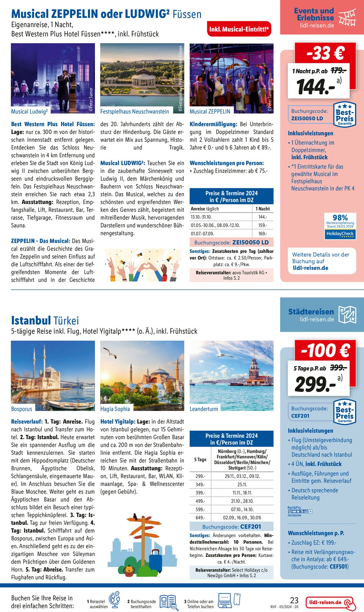 Lidl-Reisen Prospekt - Aktuell vom 27.04-31.05.2024 (Seite 23)